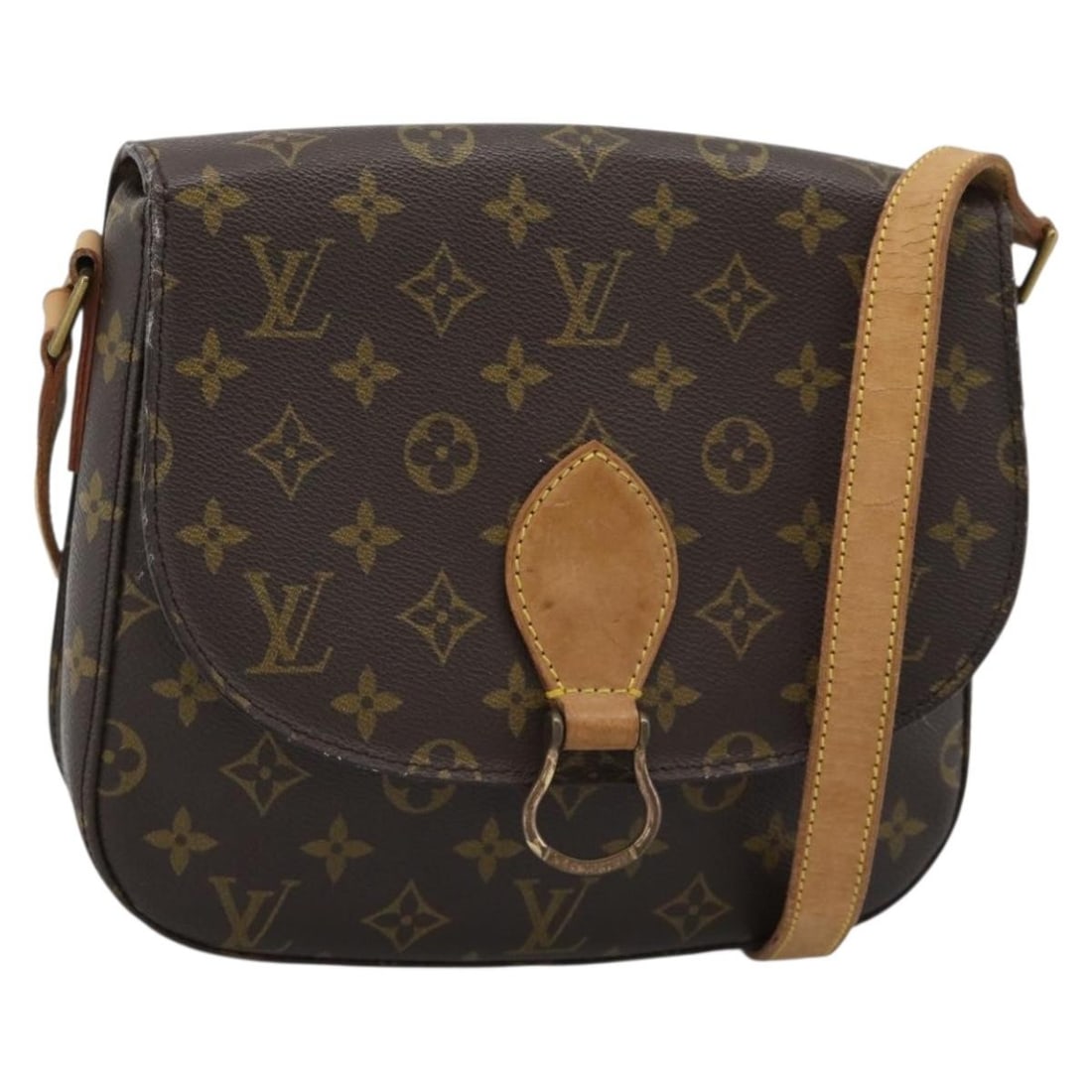 Louis Vuitton Saint Cloud GM Monogram Canvas Shoulder Bag M51242: Louis Vuitton Saint Cloud GM Monogram Canvas Shoulder Bag M51242 Louis Vuitton Monogram Saint Cloud GM shoulder bag, model M51242, made in France. It is crafted in Monogram Canvas and presented in the