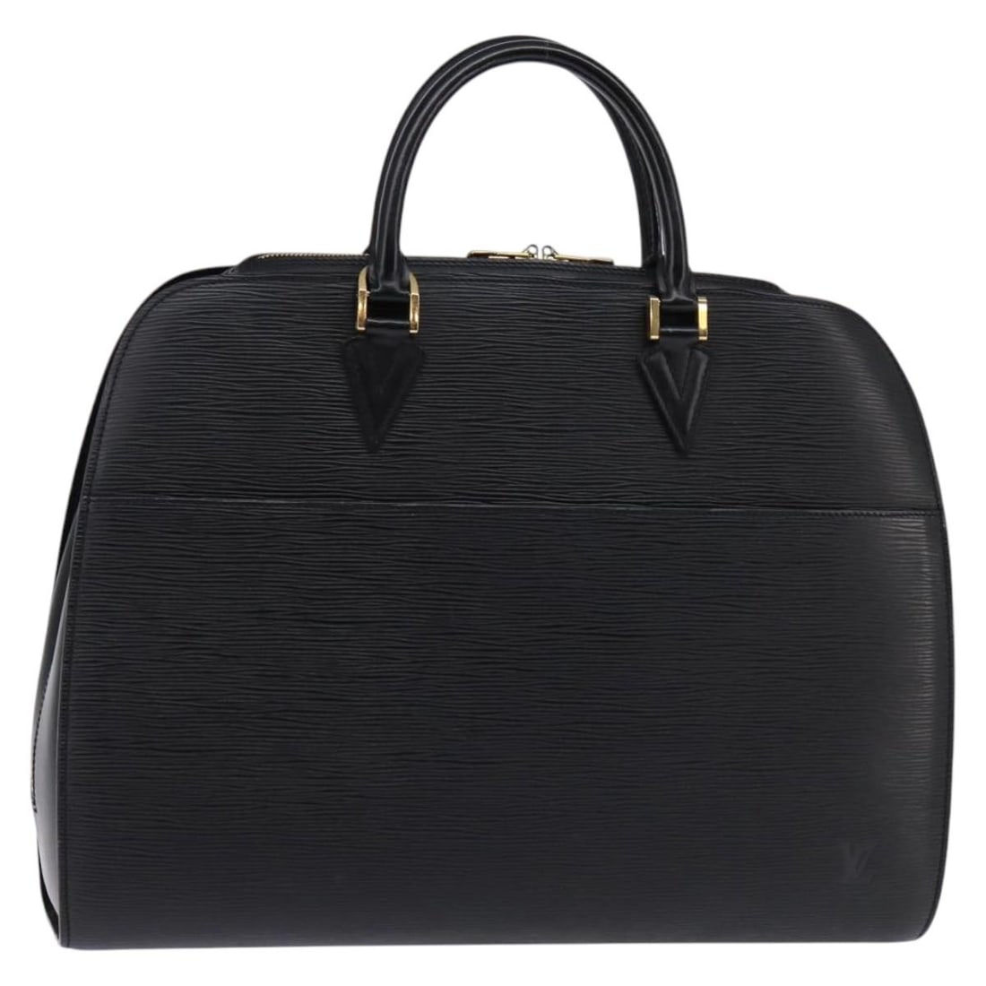 LOUIS VUITTON Epi Sorbonne Black Business Bag M54512 France: LOUIS VUITTON Epi Sorbonne Black Business Bag M54512 France The LOUIS VUITTON Epi Sorbonne Business Bag is a sophisticated accessory crafted from premium Epi leather in a sleek black color. This styli