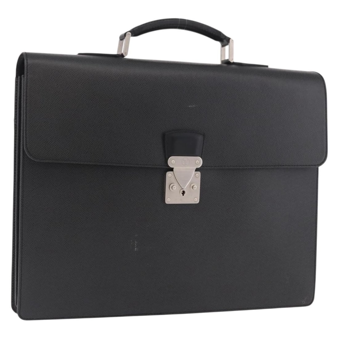 Louis Vuitton M30032 Taiga Leather Business Briefcase Ardoise France: Louis Vuitton M30032 Taiga Leather Business Briefcase Ardoise France Louis Vuitton Taiga Serviette Moskova business bag in Ardoise Taiga leather. Made in France, this structured business style bag is 