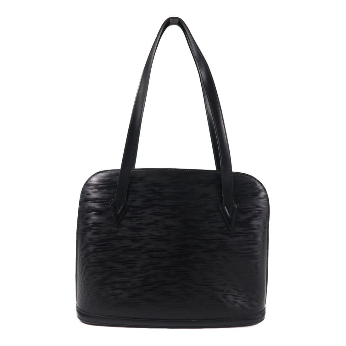 Louis Vuitton M52282 Lussac Epi Calfskin Shoulder Bag Black: Louis Vuitton M52282 Lussac Epi Calfskin Shoulder Bag Black A Louis Vuitton Lussac shoulder bag, model M52282, in black Epi and calfskin. It features a shoulder strap with a 69 cm drop, one fastener p