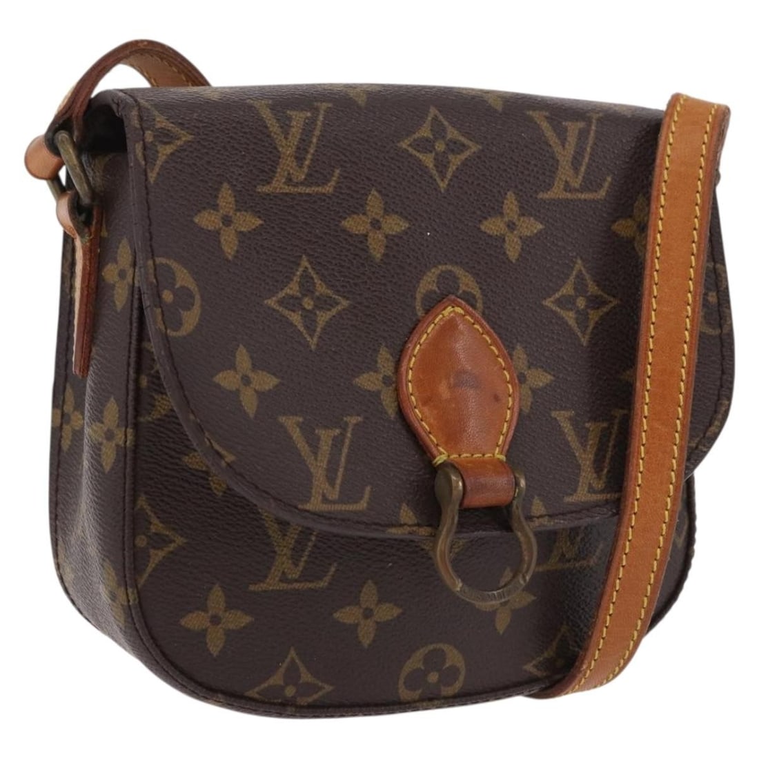Louis Vuitton M51244 Saint Cloud PM Monogram Canvas Shoulder Bag: Louis Vuitton M51244 Saint Cloud PM Monogram Canvas Shoulder Bag Louis Vuitton Saint Cloud PM shoulder bag in Monogram Canvas, made in France. This women's bag features the classic Monogram color and 