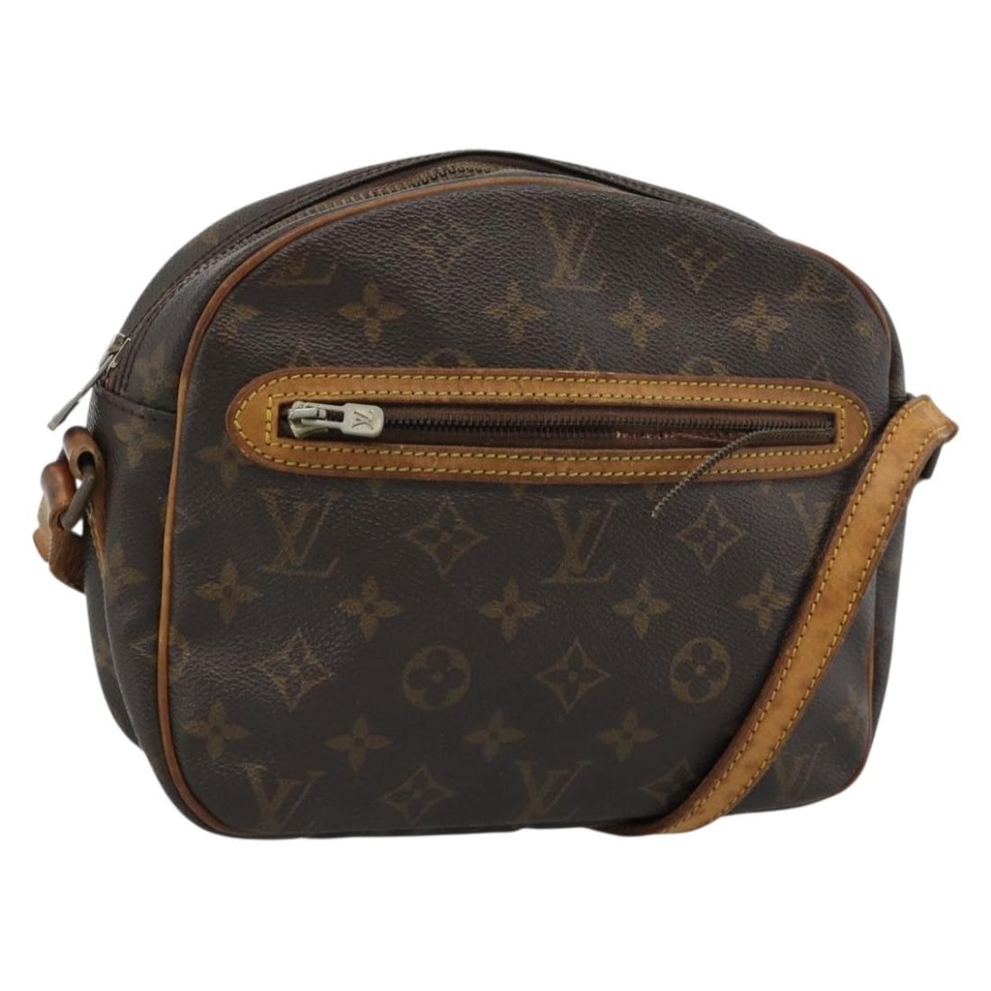 Louis Vuitton M51222 Senlis Monogram Canvas Shoulder Bag: Louis Vuitton M51222 Senlis Monogram Canvas Shoulder Bag Louis Vuitton Senlis shoulder bag in Monogram canvas, model M51222, made in France. This women's bag is a heavily used piece with visible wear 