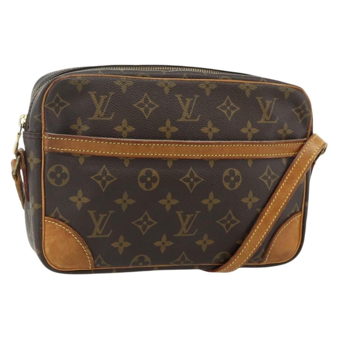 Louis Vuitton M51274 Trocadero 27 Monogram Canvas Shoulder Bag: Louis Vuitton M51274 Trocadero 27 Monogram Canvas Shoulder Bag Louis Vuitton Monogram Trocadero 27 shoulder bag in Monogram Canvas, made in France. The bag features a shoulder strap with an approximat