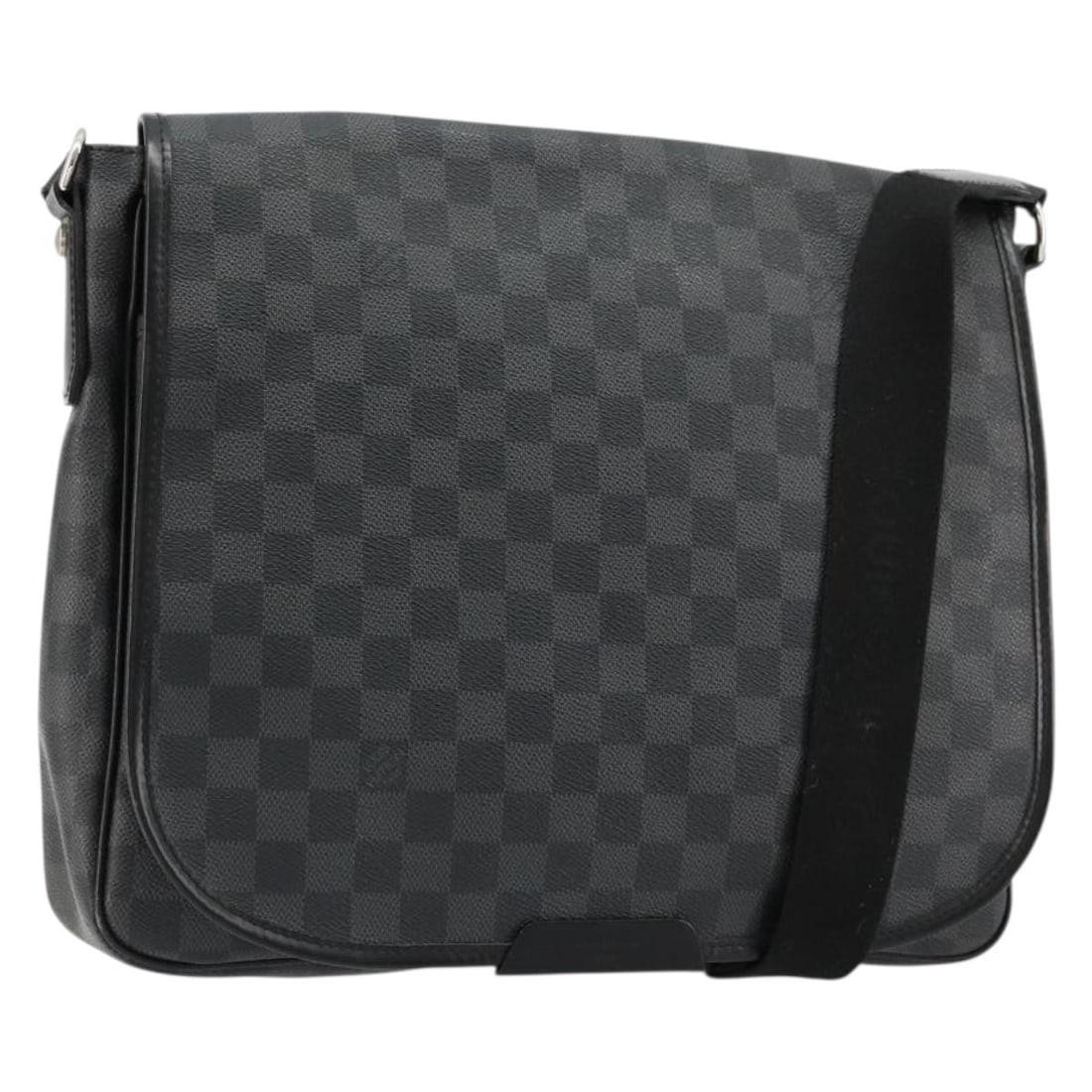 Louis Vuitton Daniel MM Damier Graphite Shoulder Bag N58029: Louis Vuitton Daniel MM Damier Graphite Shoulder Bag N58029 Louis Vuitton Daniel MM shoulder bag in Damier Graphite canvas, made in France. It is identified by product number N58029 and serial number 