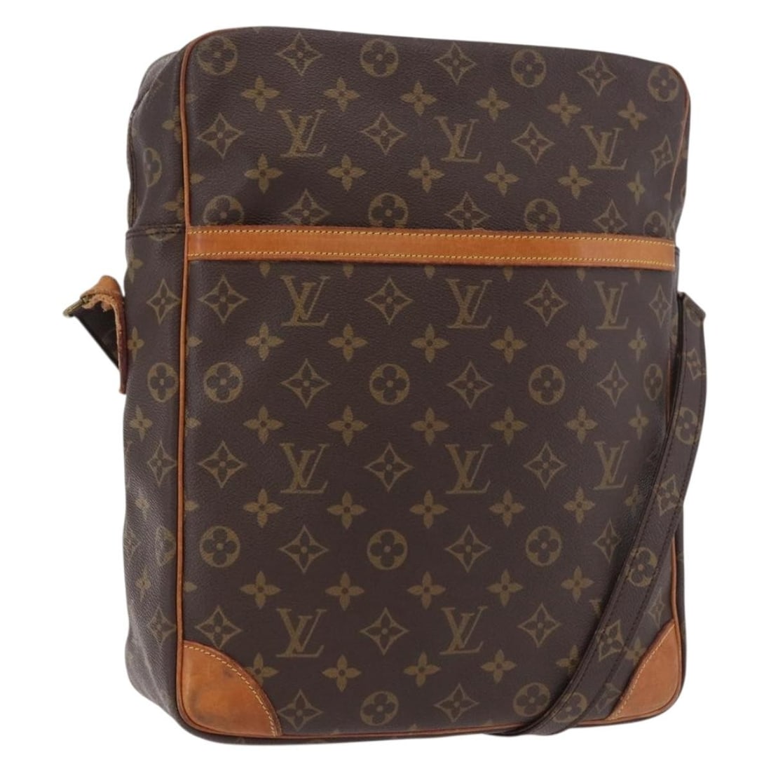 Louis Vuitton M45262 Danube GM Monogram Canvas Shoulder Bag: Louis Vuitton M45262 Danube GM Monogram Canvas Shoulder Bag Louis Vuitton Danube GM shoulder bag in Monogram Canvas, made in France. This women's bag features the Monogram colorway and measures approx