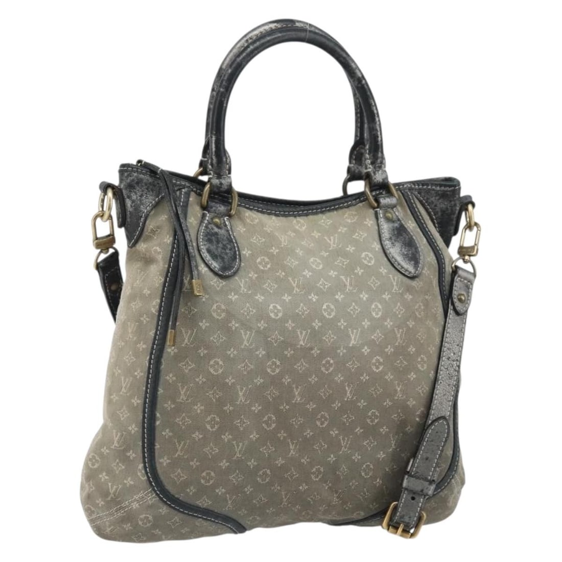 Louis Vuitton M95622 Monogram Idylle Platine Canvas Handbag with Strap: Louis Vuitton M95622 Monogram Idylle Platine Canvas Handbag with Strap Louis Vuitton Monogram Idylle Buzasu Anjoul handbag in Platine monogram idylle canvas. This women's handbag includes a shoulder s