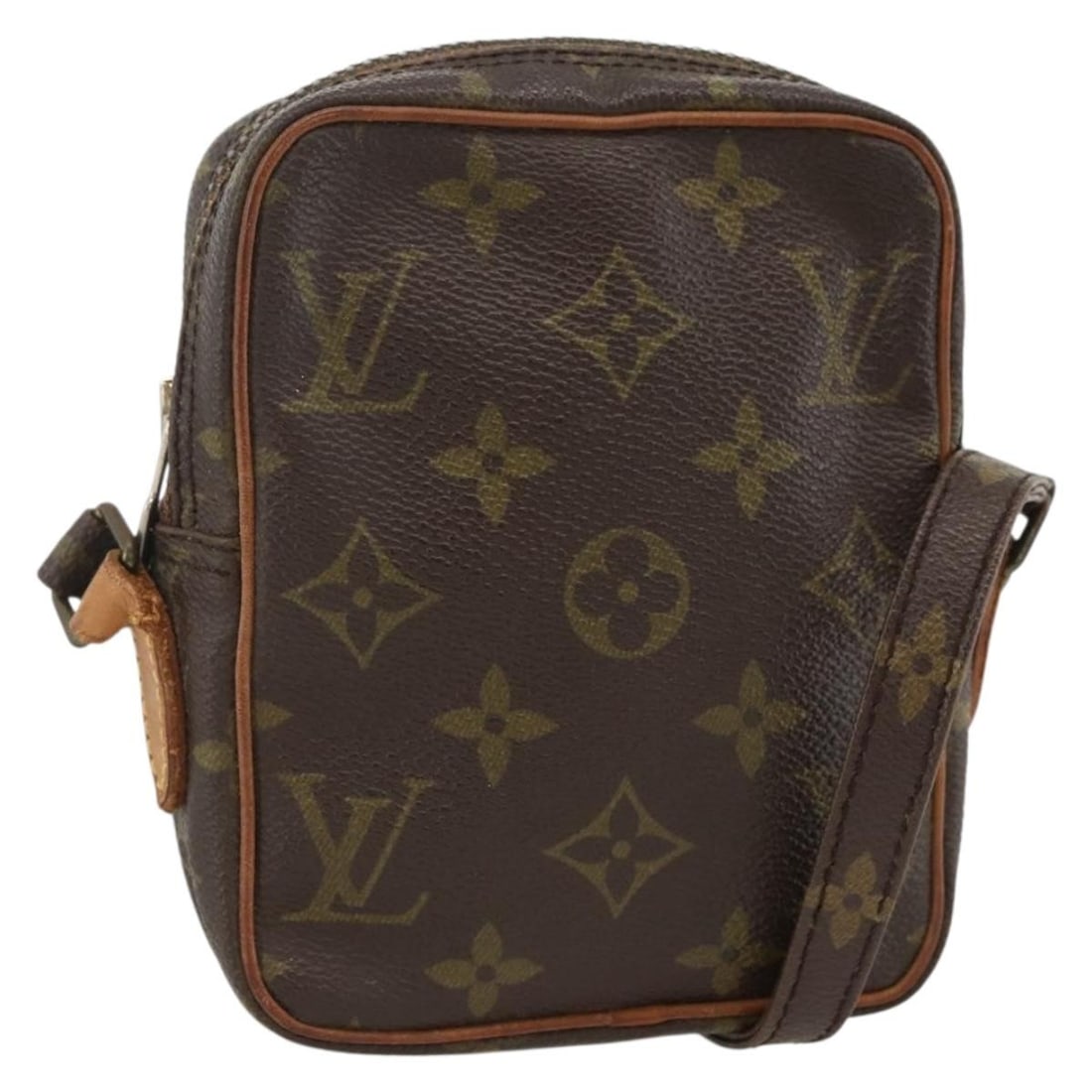 Louis Vuitton Mini Danube Monogram Canvas Shoulder Bag M45268 France: Louis Vuitton Mini Danube Monogram Canvas Shoulder Bag M45268 France This Louis Vuitton Monogram Mini Danube Shoulder Bag, model M45268, features the iconic monogram canvas exterior and is designed fo