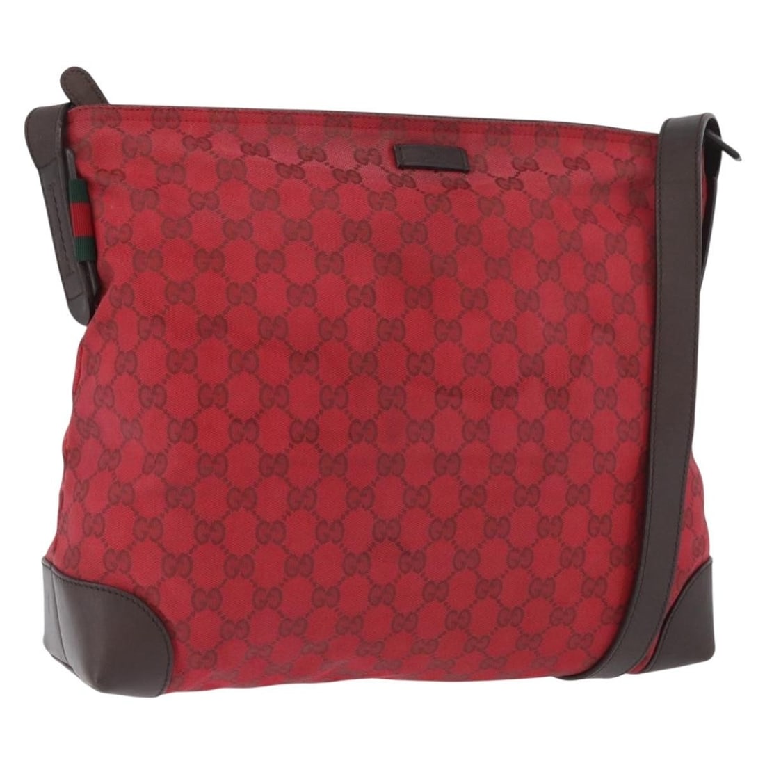 GUCCI 308930 GG Canvas Shoulder Bag Gold Red: GUCCI 308930 GG Canvas Shoulder Bag Gold Red GUCCI GG Canvas Shoulder Bag in gold and red, made in Italy. This women's shoulder bag is crafted from canvas/GG canvas and features the 308930 product lin