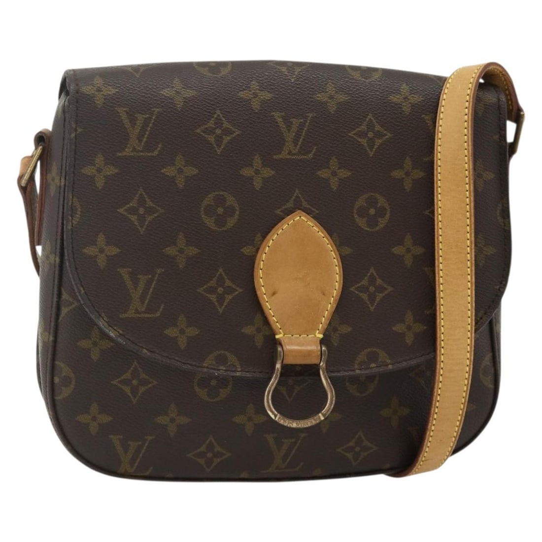 Louis Vuitton M51242 Saint Cloud GM Monogram Canvas Shoulder Bag: Louis Vuitton M51242 Saint Cloud GM Monogram Canvas Shoulder Bag Louis Vuitton Monogram Saint Cloud GM shoulder bag in Monogram Canvas, made in France. The bag features a monogram colorway, shoulder b