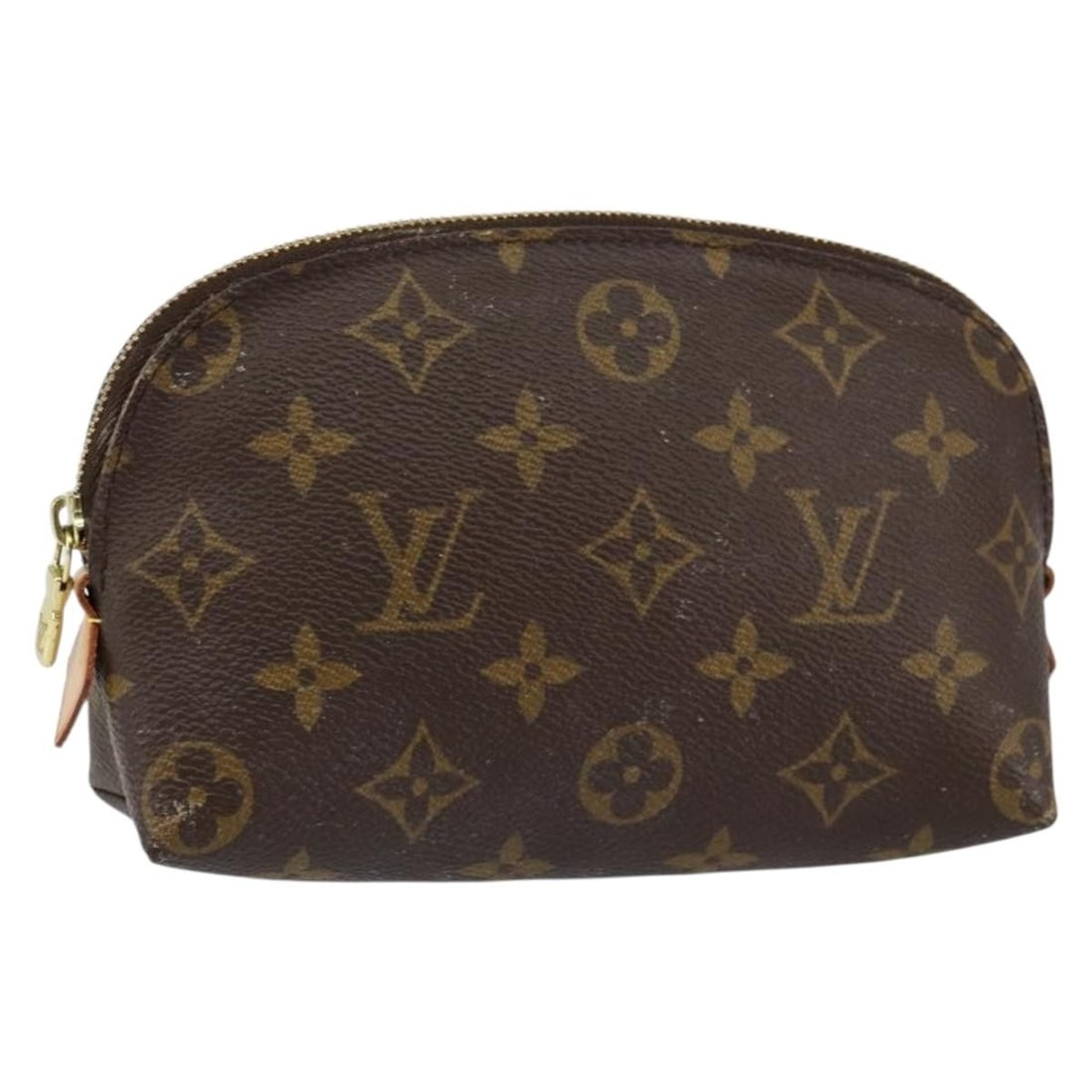 LOUIS VUITTON Monogram Pochette Cosmetic Pouch M43998 Auth: LOUIS VUITTON Monogram Pochette Cosmetic Pouch M43998 Auth The Louis Vuitton Monogram Pochette Cosmetic PM Pouch is a stylish and functional accessory crafted in Spain. Made from durable Monogram Canv