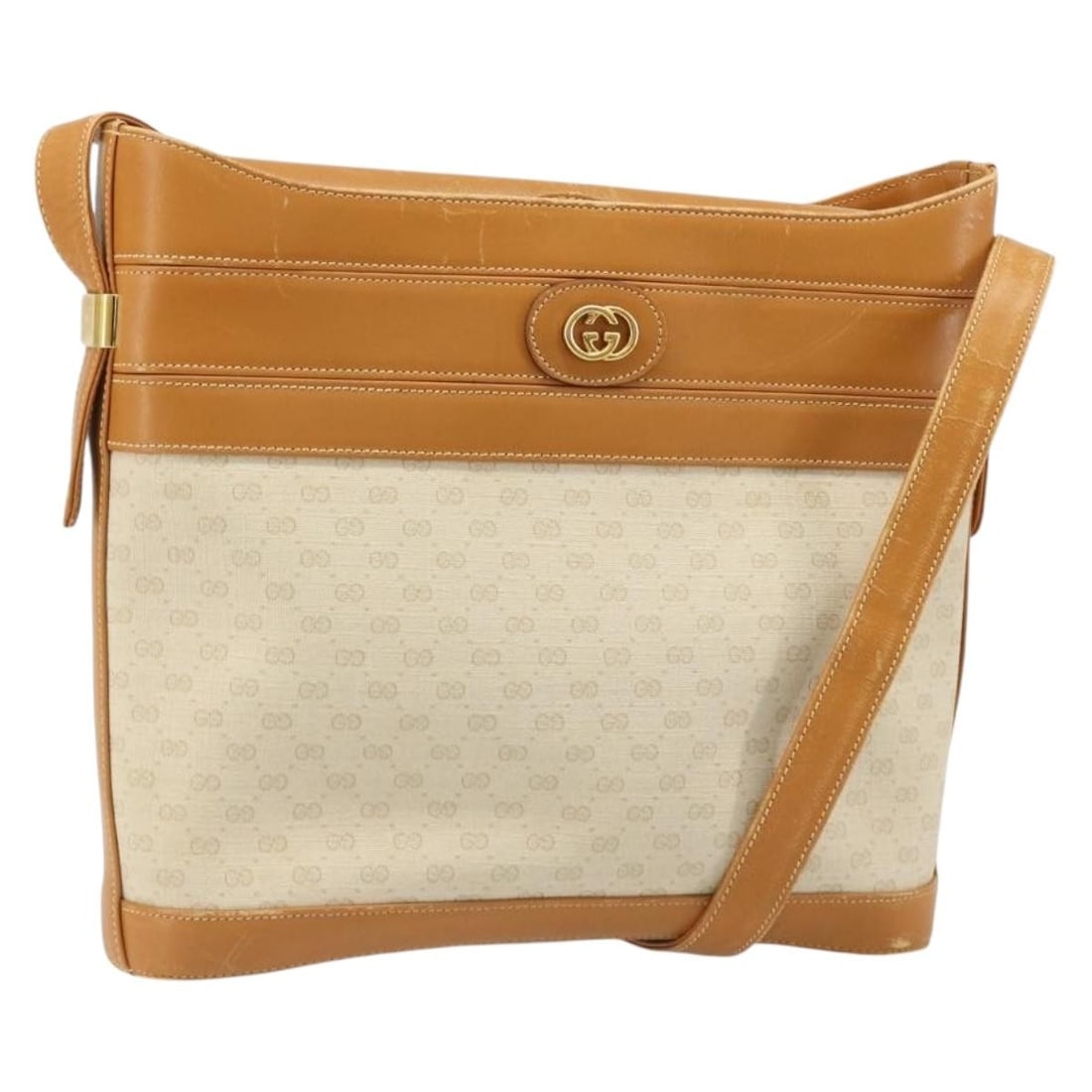 Gucci 001 109 0579 Micro GG Supreme PVC Shoulder Bag White Gold: Gucci 001 109 0579 Micro GG Supreme PVC Shoulder Bag White Gold Gucci Micro GG Supreme shoulder bag in white/gold, made in Italy from PVC leather and Micro Small GG canvas. It measures approximately W