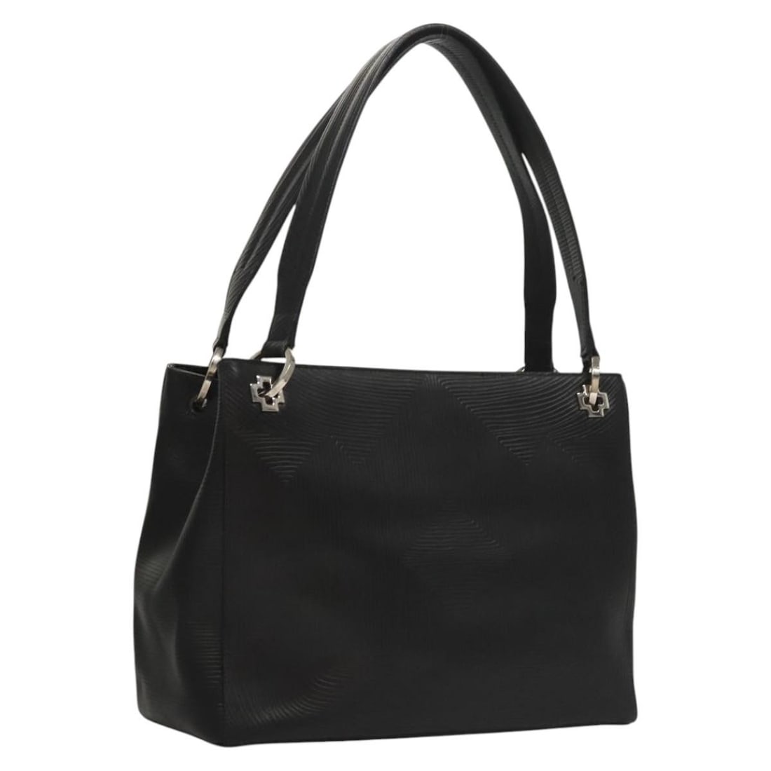 Bally Black Leather Shoulder Bag with Gold Accents for Women: Bally Black Leather Shoulder Bag with Gold Accents for Women This women's shoulder bag by Bally features black leather with gold-tone accents. The bag is made in Italy and includes a shoulder strap wi