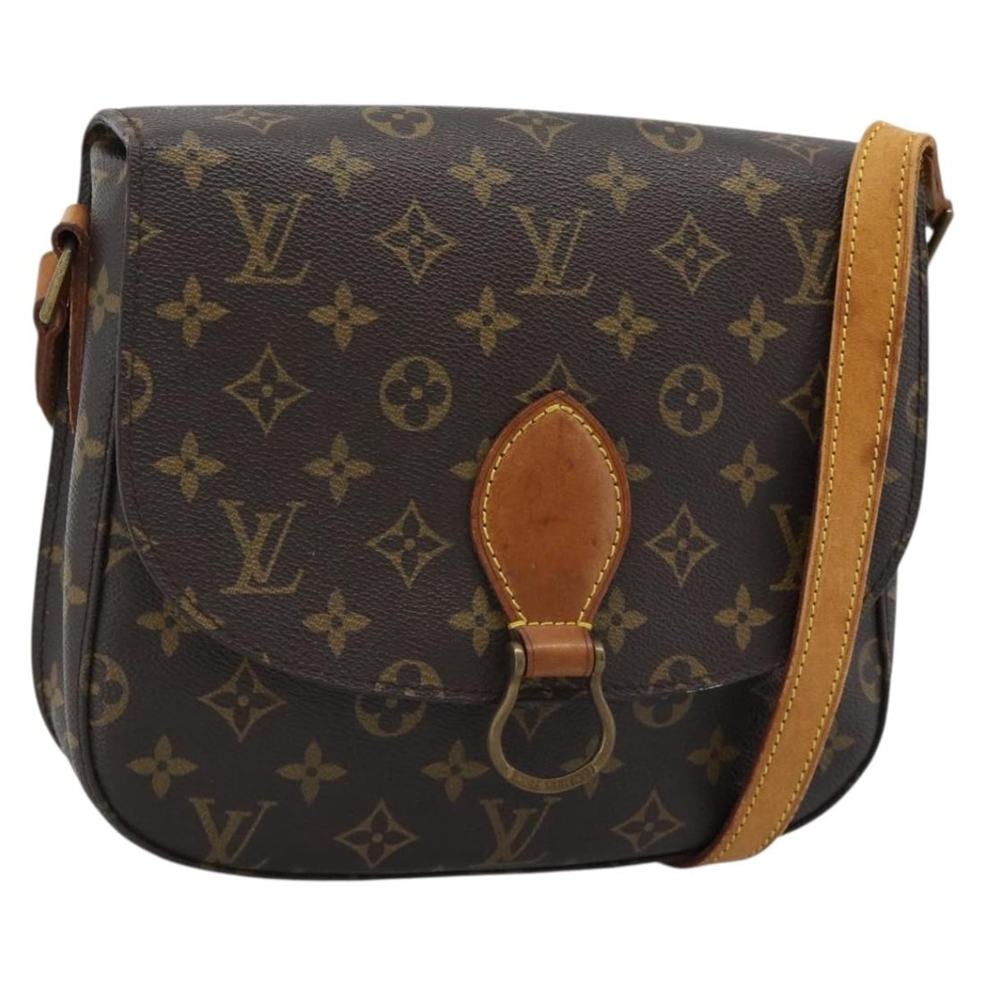 Louis Vuitton Saint Cloud GM Monogram Canvas Shoulder Bag M51242: Louis Vuitton Saint Cloud GM Monogram Canvas Shoulder Bag M51242 Louis Vuitton Monogram Saint Cloud GM shoulder bag in Monogram Canvas, made in France. The bag is identified by product number M51242 a