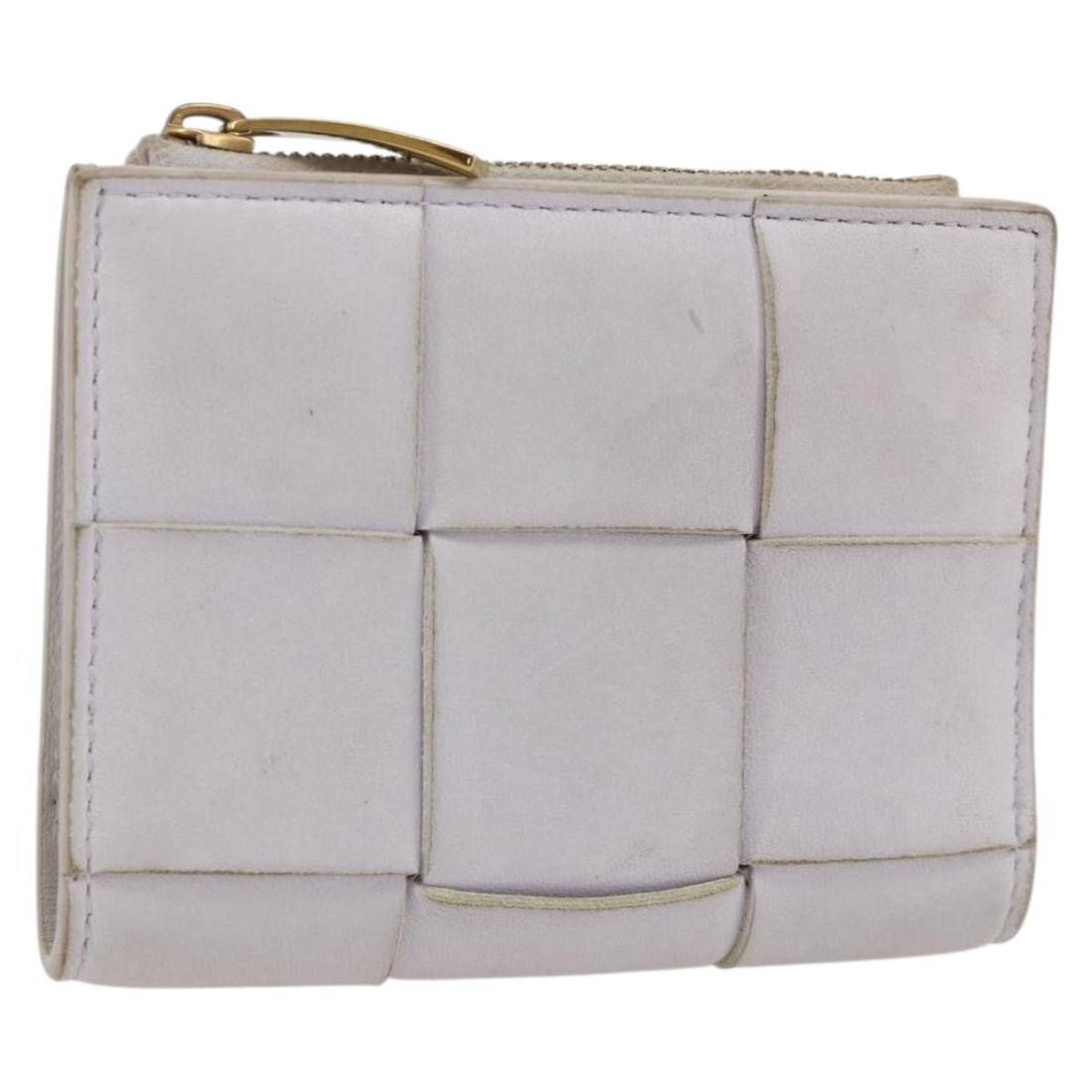 Bottega Veneta Intrecciato Purple Gold Leather Women's Bifold Wallet Italy: Bottega Veneta Intrecciato Purple Gold Leather Women's Bifold Wallet Italy This Bottega Veneta Intrecciato bifold wallet is crafted from purple and gold leather, offering a stylish and sophisticated a