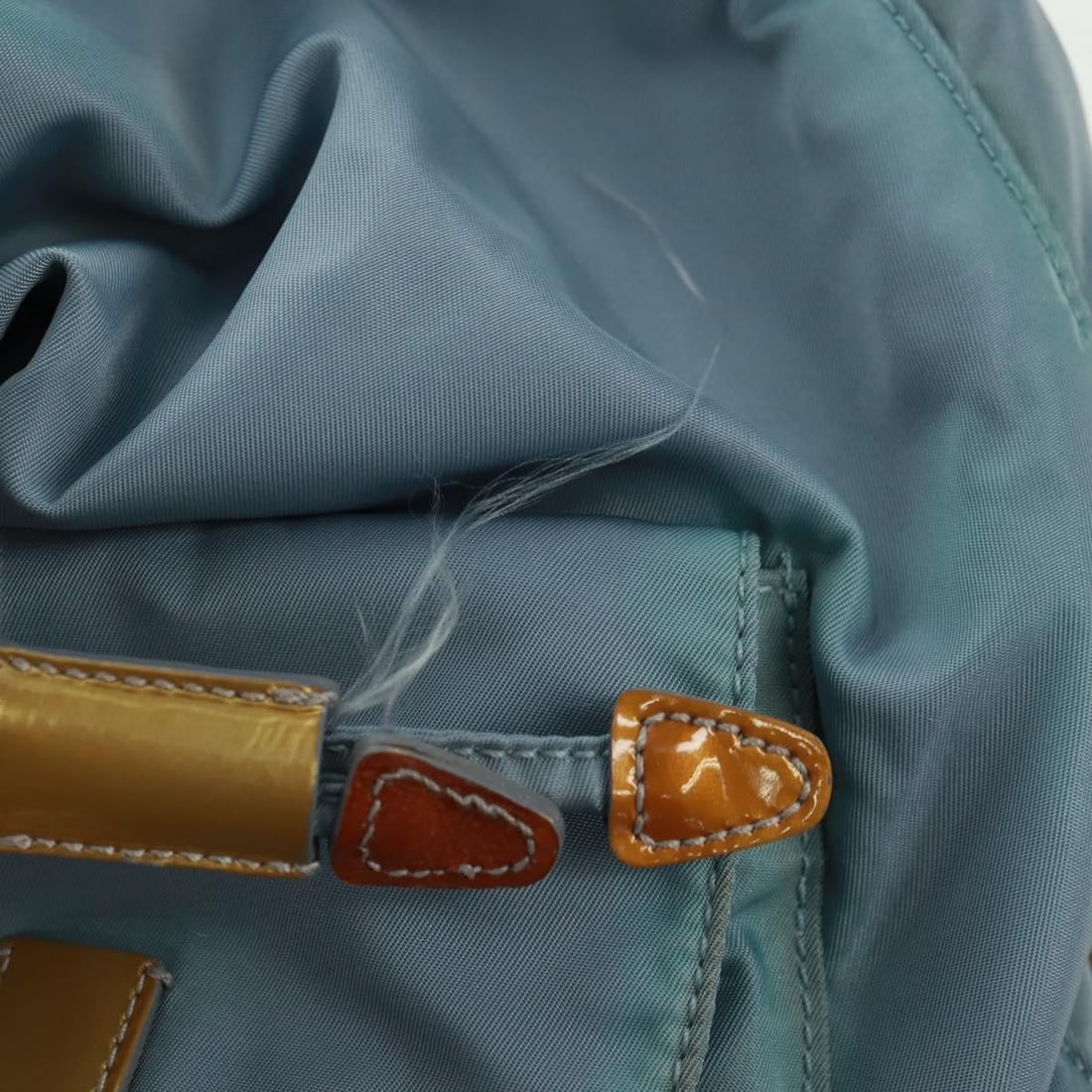 Prada nylon light blue silver backpack Italy - 10