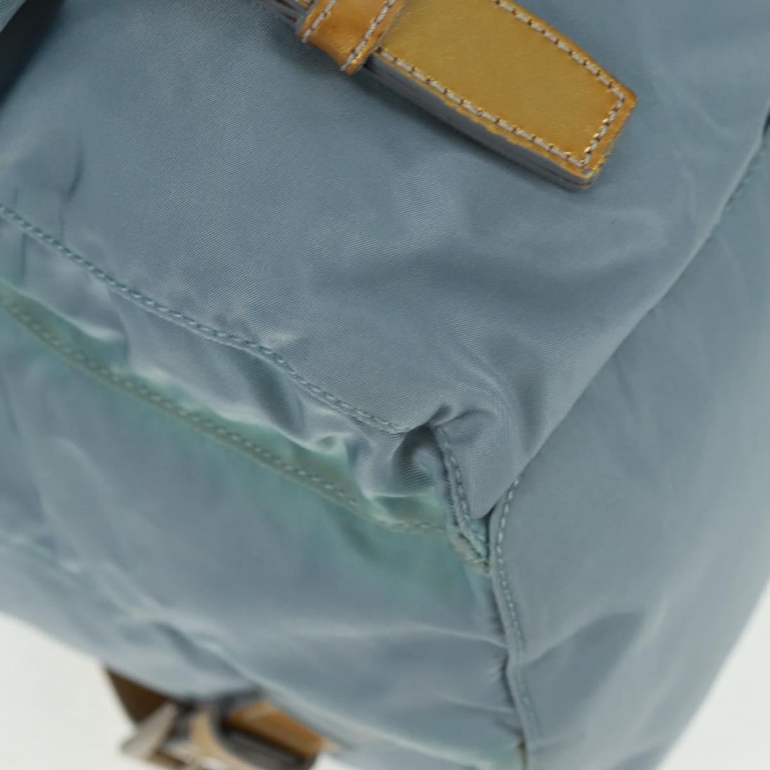 Prada nylon light blue silver backpack Italy - 18