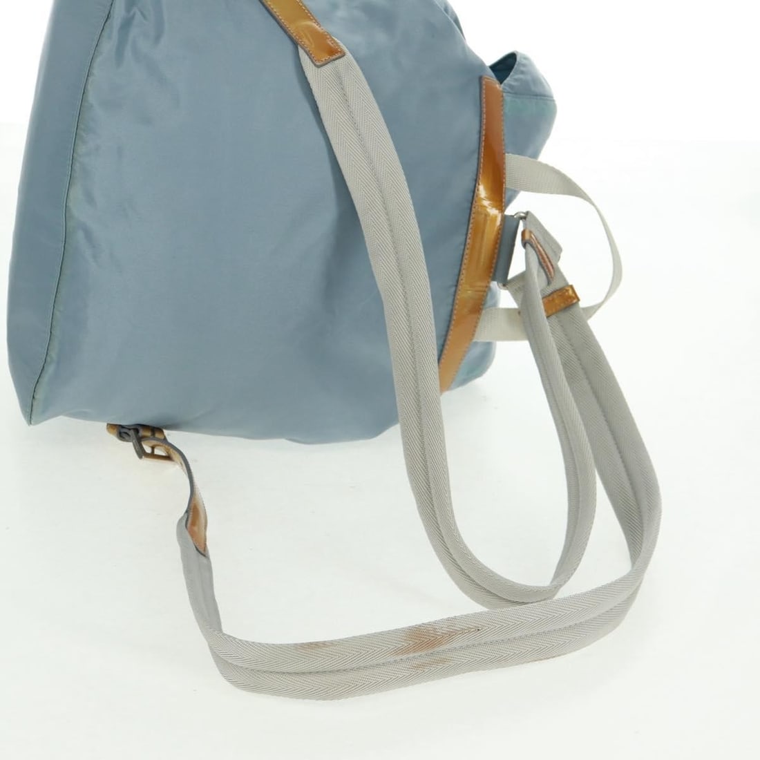 Prada nylon light blue silver backpack Italy - 7