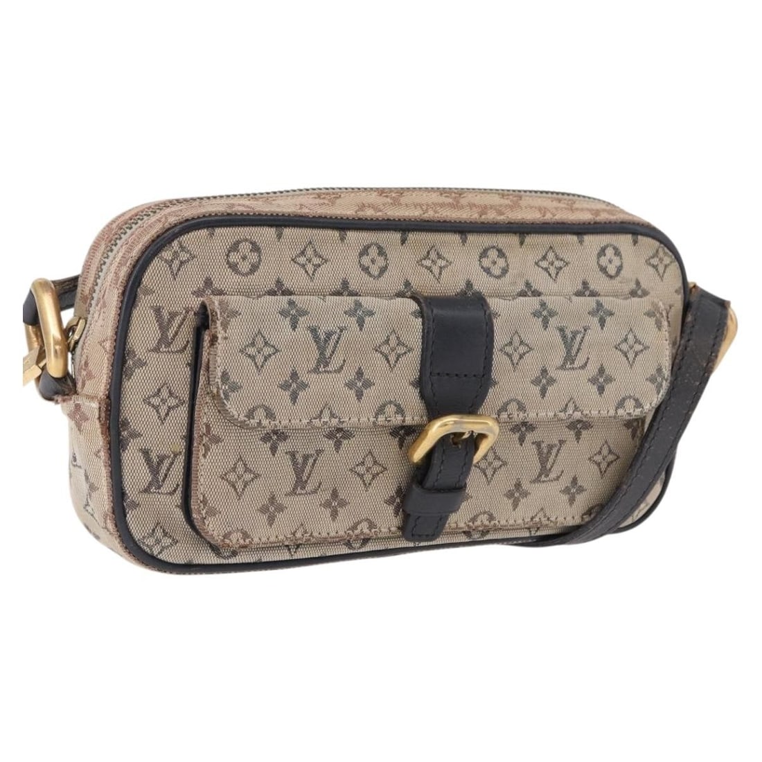 Louis Vuitton Juliet MM Blue Monogram Mini Canvas Shoulder Bag M92004: Louis Vuitton Juliet MM Blue Monogram Mini Canvas Shoulder Bag M92004 Louis Vuitton Monogram Mini Juliet MM shoulder bag in blue Monogram Mini Canvas, made in France. The bag measures approximately W2