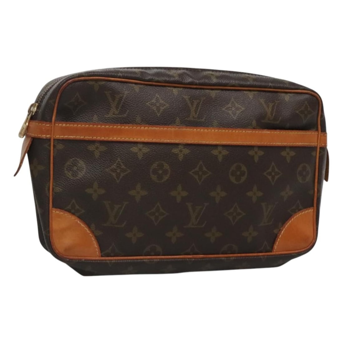 Louis Vuitton M51845 Compiegne 28 Monogram Canvas Clutch: Louis Vuitton M51845 Compiegne 28 Monogram Canvas Clutch Louis Vuitton Compiegne 28 clutch bag in Monogram Canvas, made in France. The bag features the classic Monogram color and is identified by prod
