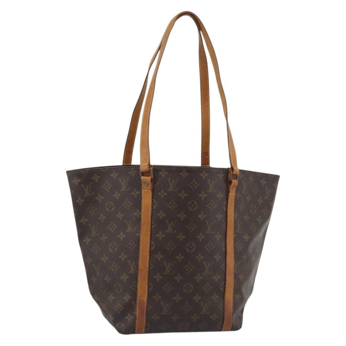 Louis Vuitton M51108 Sac Shopping Monogram Canvas Tote: Louis Vuitton M51108 Sac Shopping Monogram Canvas Tote Louis Vuitton Sac Shopping tote bag in Monogram Canvas, made in France. This women's tote features the Monogram exterior and a shoulder drop of a
