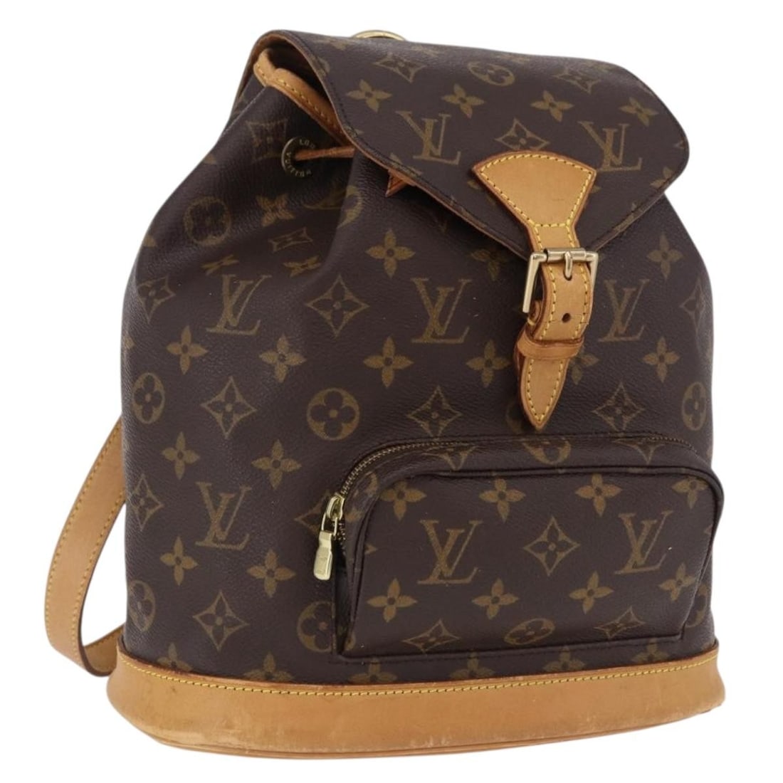 Louis Vuitton M51136 Montsouris MM Monogram Canvas Backpack: Louis Vuitton M51136 Montsouris MM Monogram Canvas Backpack Louis Vuitton Monogram Montsouris MM backpack in Monogram Canvas, made in France. The bag features the Monogram colorway and comes with prod