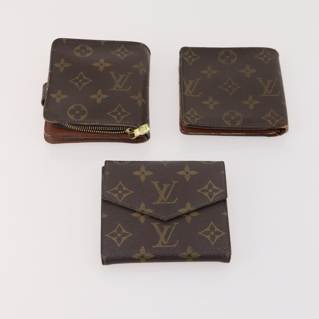 10 Louis Vuitton Monogram Canvas Wallets Bundle Auth CB204 - 10