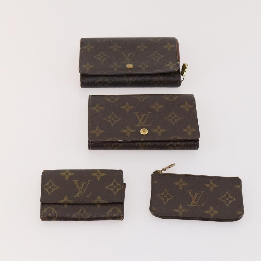 10 Louis Vuitton Monogram Canvas Wallets Bundle Auth CB204 - 18