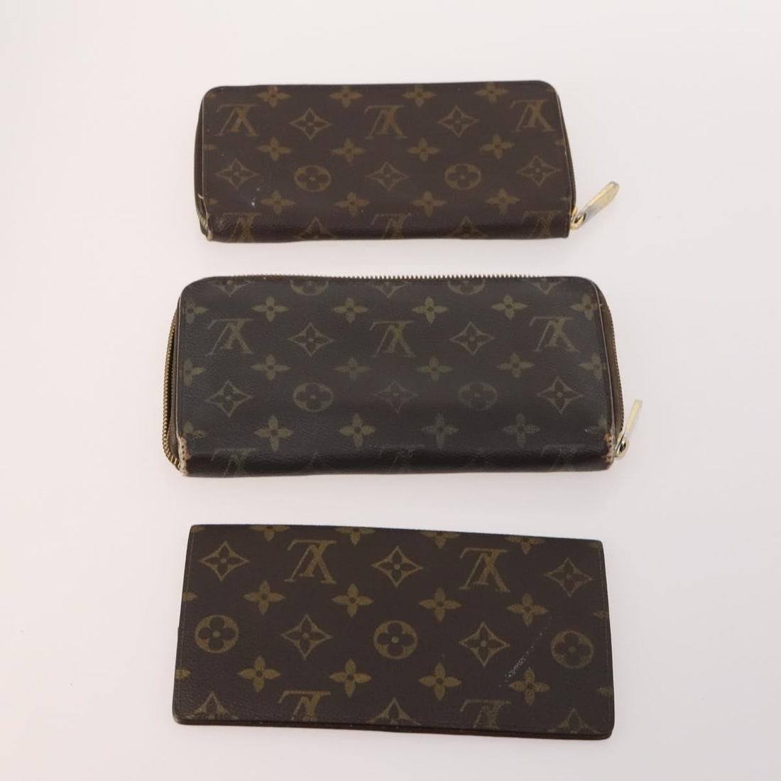 10 Louis Vuitton Monogram Canvas Wallets Bundle Auth CB204 - 3
