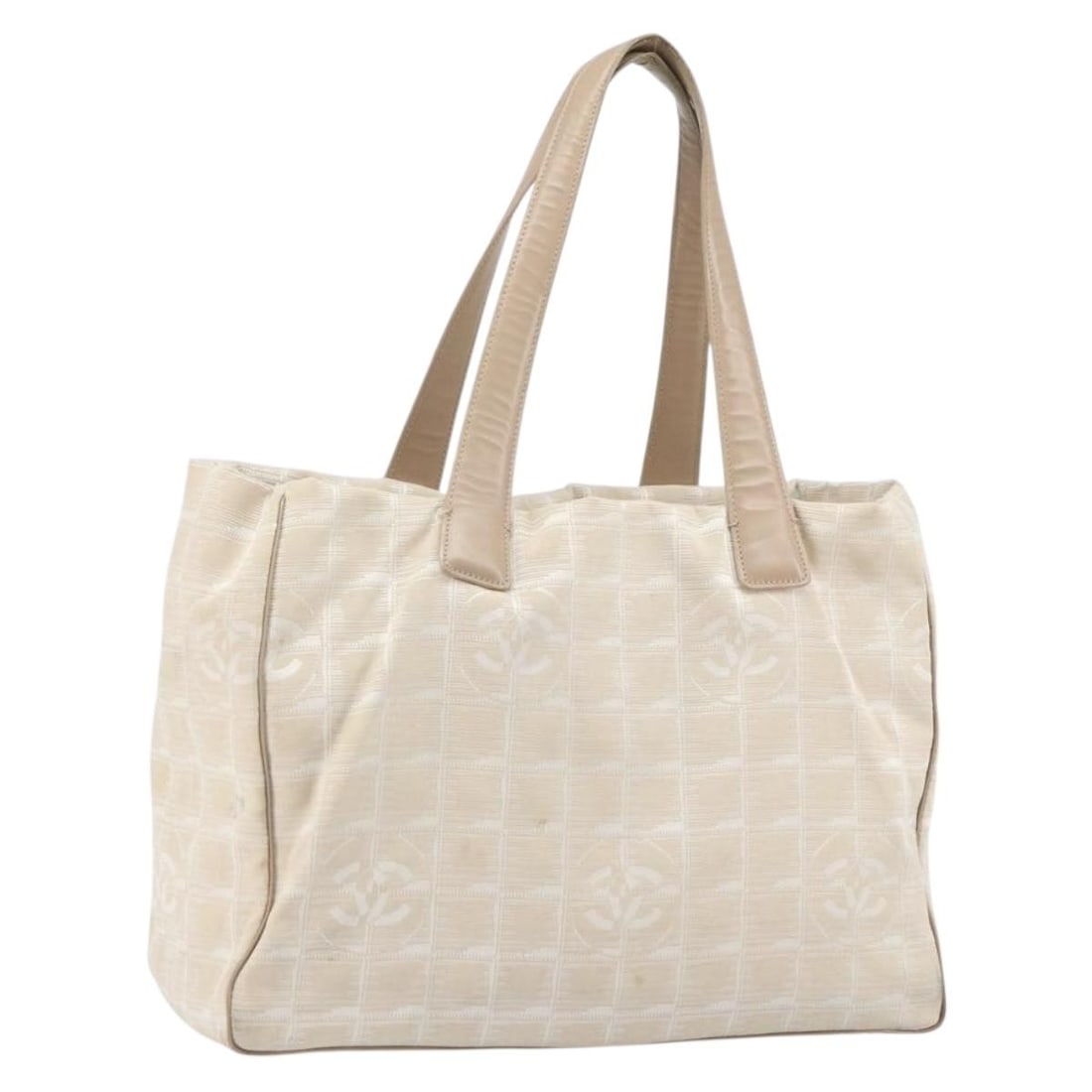 Chanel New Travel Line Pink Nylon Tote Bag with Gold CC France: Chanel New Travel Line Pink Nylon Tote Bag with Gold CC France This CHANEL Travel Line tote bag features a pink and gold nylon exterior with gold-tone CC accents. The bag is made in France and