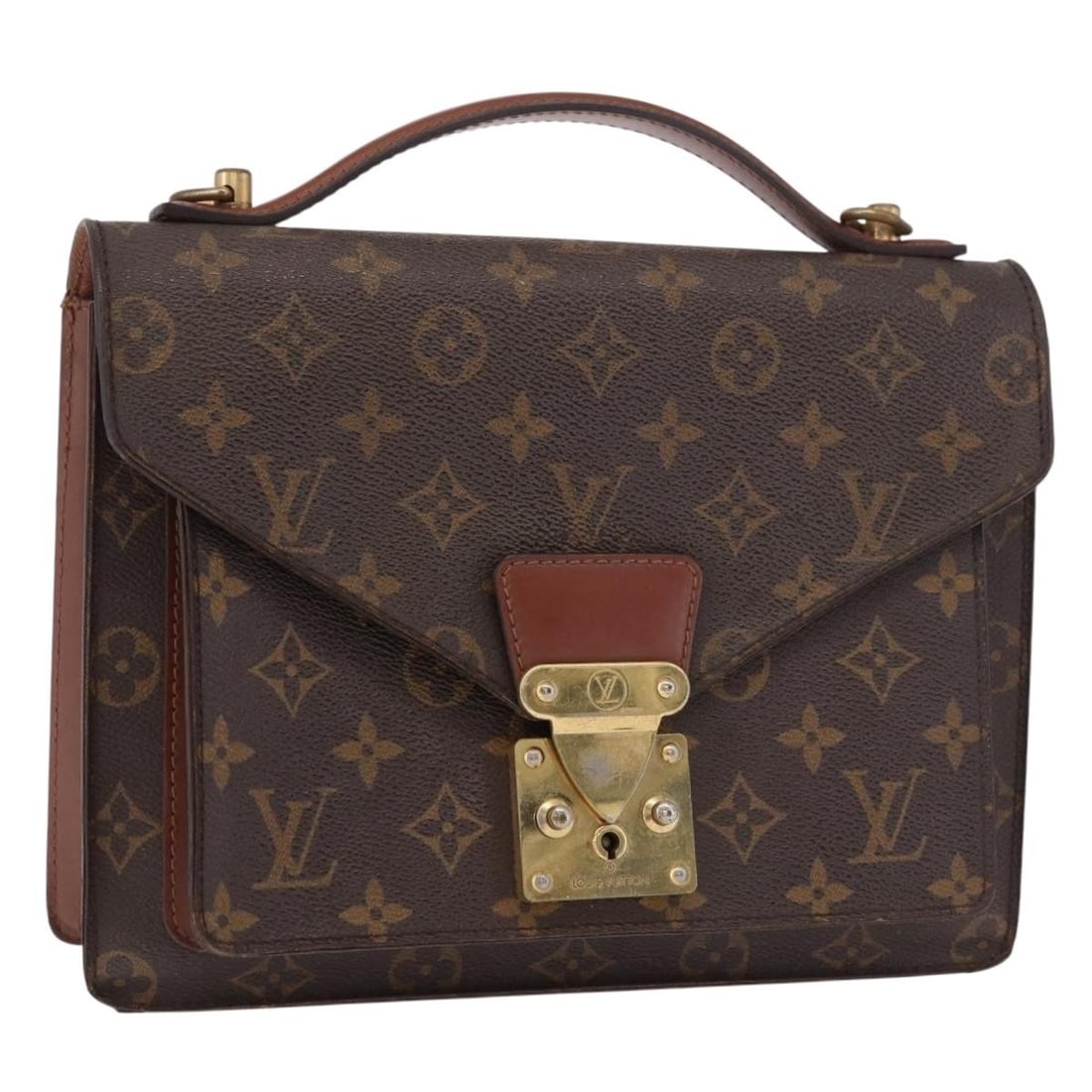 Louis Vuitton M51187 Monceau 26 Monogram Canvas Shoulder Bag: Louis Vuitton M51187 Monceau 26 Monogram Canvas Shoulder Bag Louis Vuitton Monceau 26 shoulder bag in Monogram Canvas with Monogram colorway. Made in France, this bag features the M51187 product