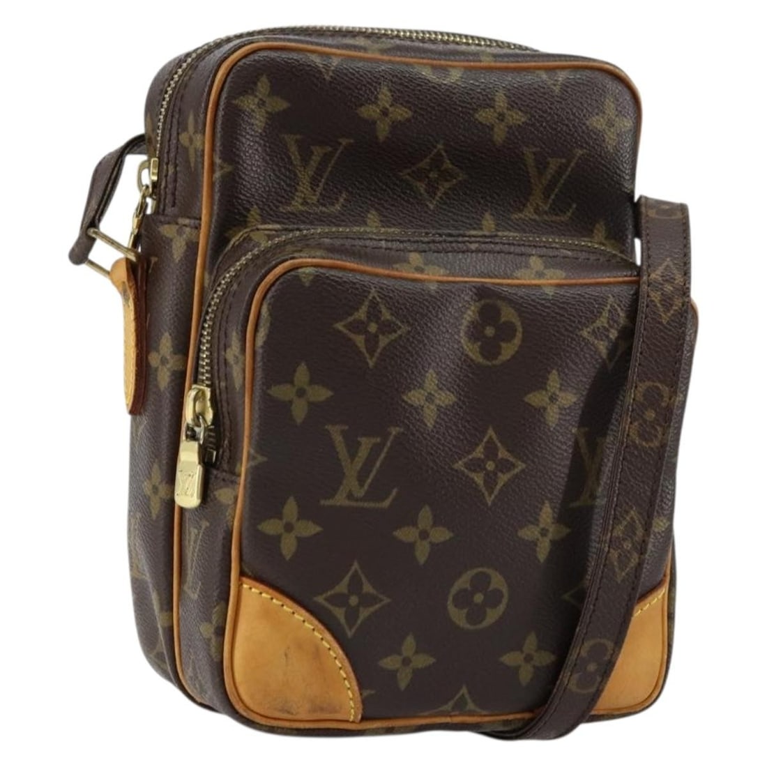 Louis Vuitton Amazon M45236 Monogram Canvas Shoulder Bag: Louis Vuitton Amazon M45236 Monogram Canvas Shoulder Bag Louis Vuitton Monogram Amazon Shoulder Bag, style no. M45236, made in France. It is crafted from Monogram Canvas in the Monogram colorway and c