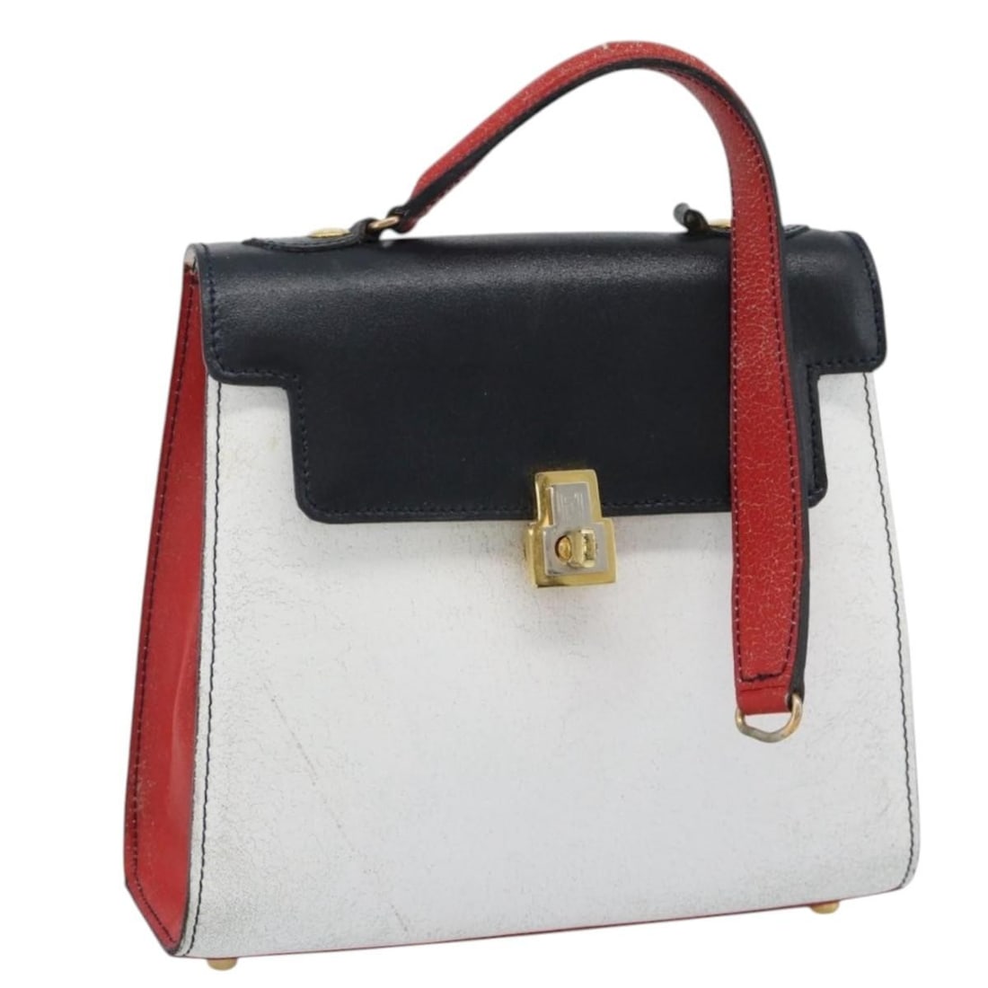 FENDI White Leather Womens Hand Bag Made in Italy: FENDI White Leather Womens Hand Bag Made in Italy FENDI women's hand bag in white leather, made in Italy. The bag has a compact shape with a handle and comes without the original box or dust bag. It i