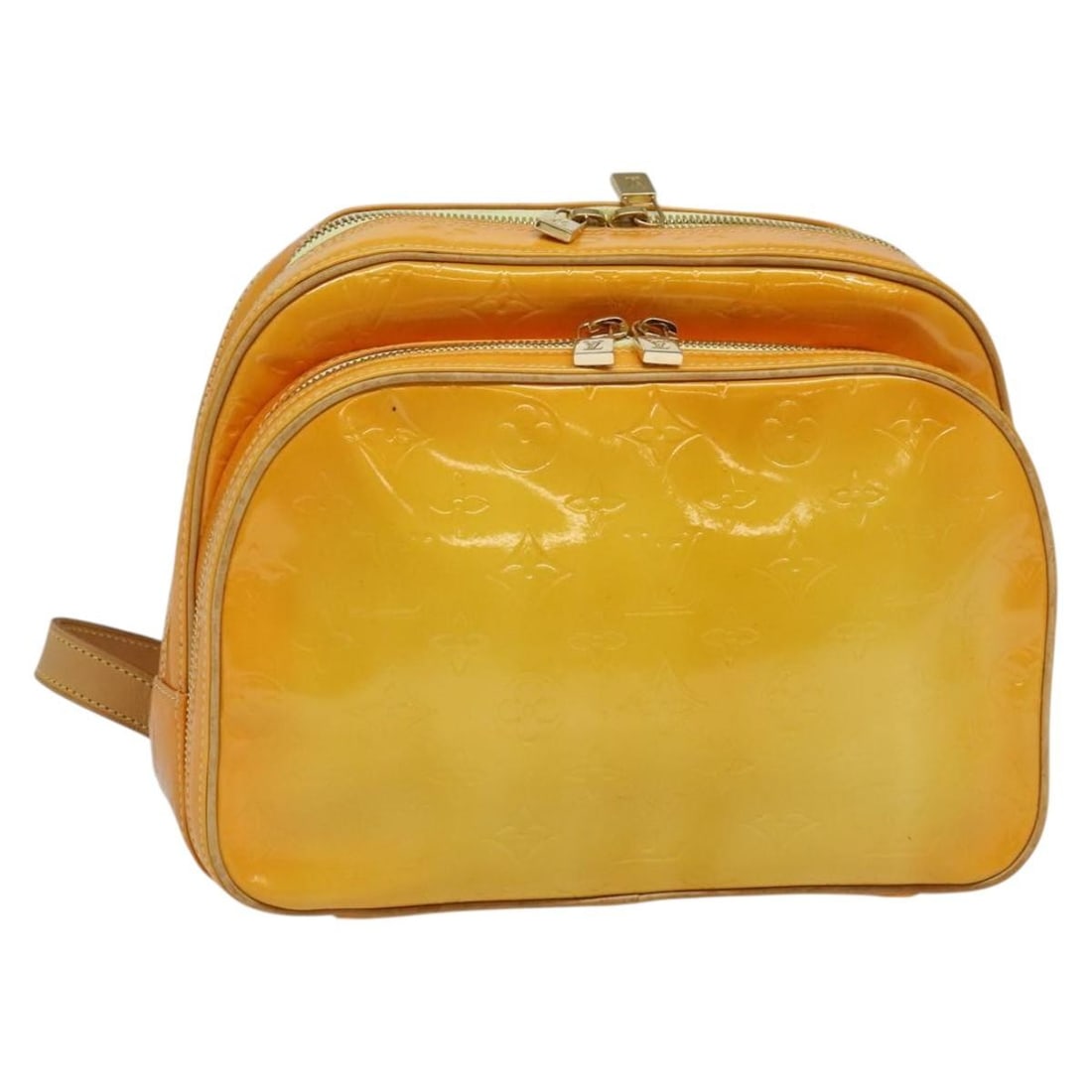 Louis Vuitton M91040 Marley Monogram Vernis Yellow Patent Leather Backpack: Louis Vuitton M91040 Marley Monogram Vernis Yellow Patent Leather Backpack This Louis Vuitton Monogram Vernis Marley Backpack is a women's backpack crafted in patent leather with a yellow exterior. Ma