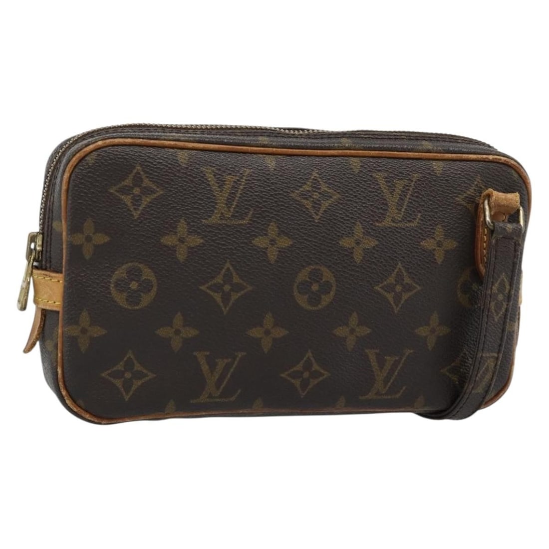 Louis Vuitton Marly Bandouliere Monogram Canvas Shoulder Bag M51828: Louis Vuitton Marly Bandouliere Monogram Canvas Shoulder Bag M51828 Louis Vuitton Monogram Marly Bandouliere shoulder bag in Monogram Canvas, made in France. The bag is identified by product number M5