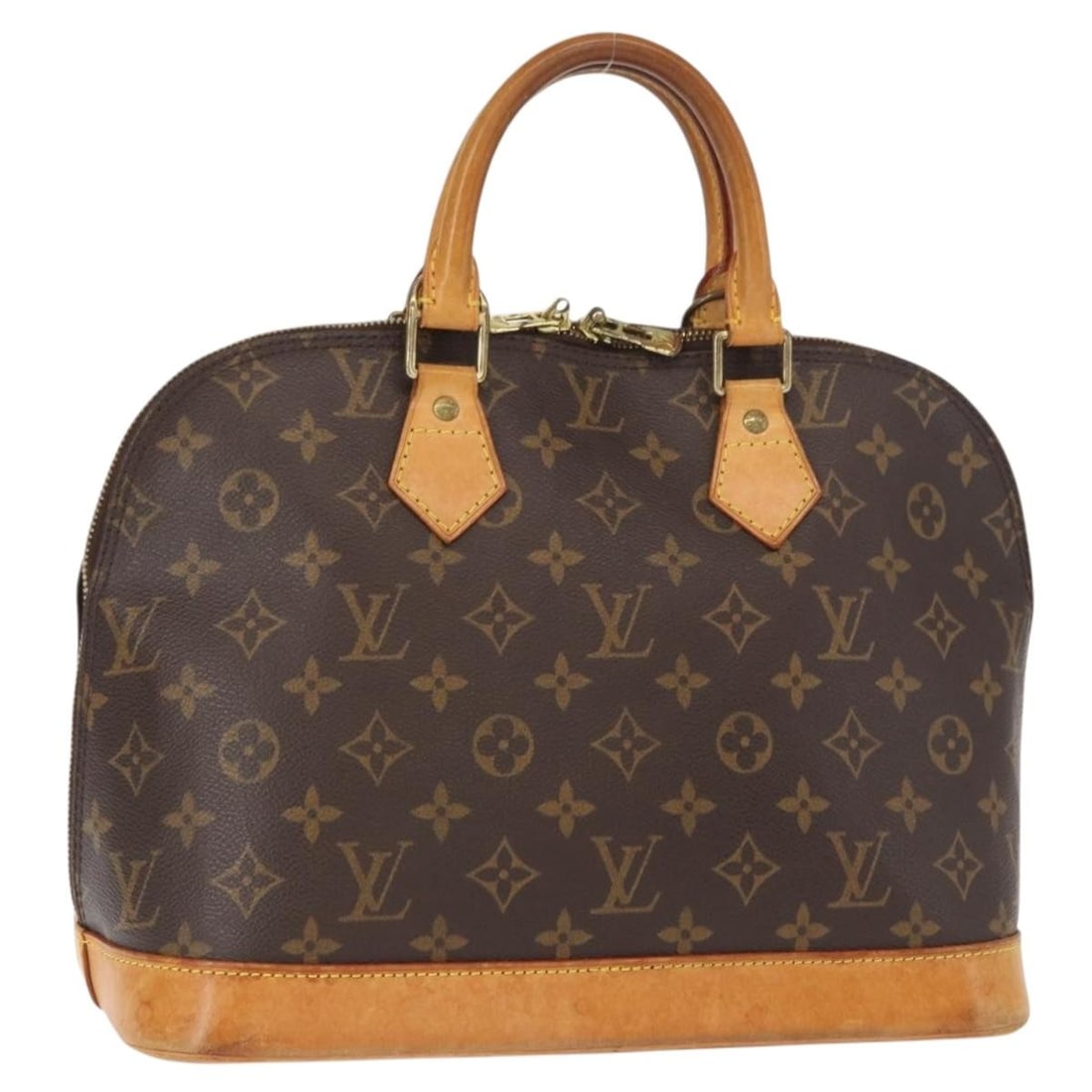 Louis Vuitton M51130 Alma Monogram Canvas Handbag France: Louis Vuitton M51130 Alma Monogram Canvas Handbag France Louis Vuitton Alma handbag in Monogram canvas, made in France. This women's handbag is offered as the bag only; the item box and dust bag are n