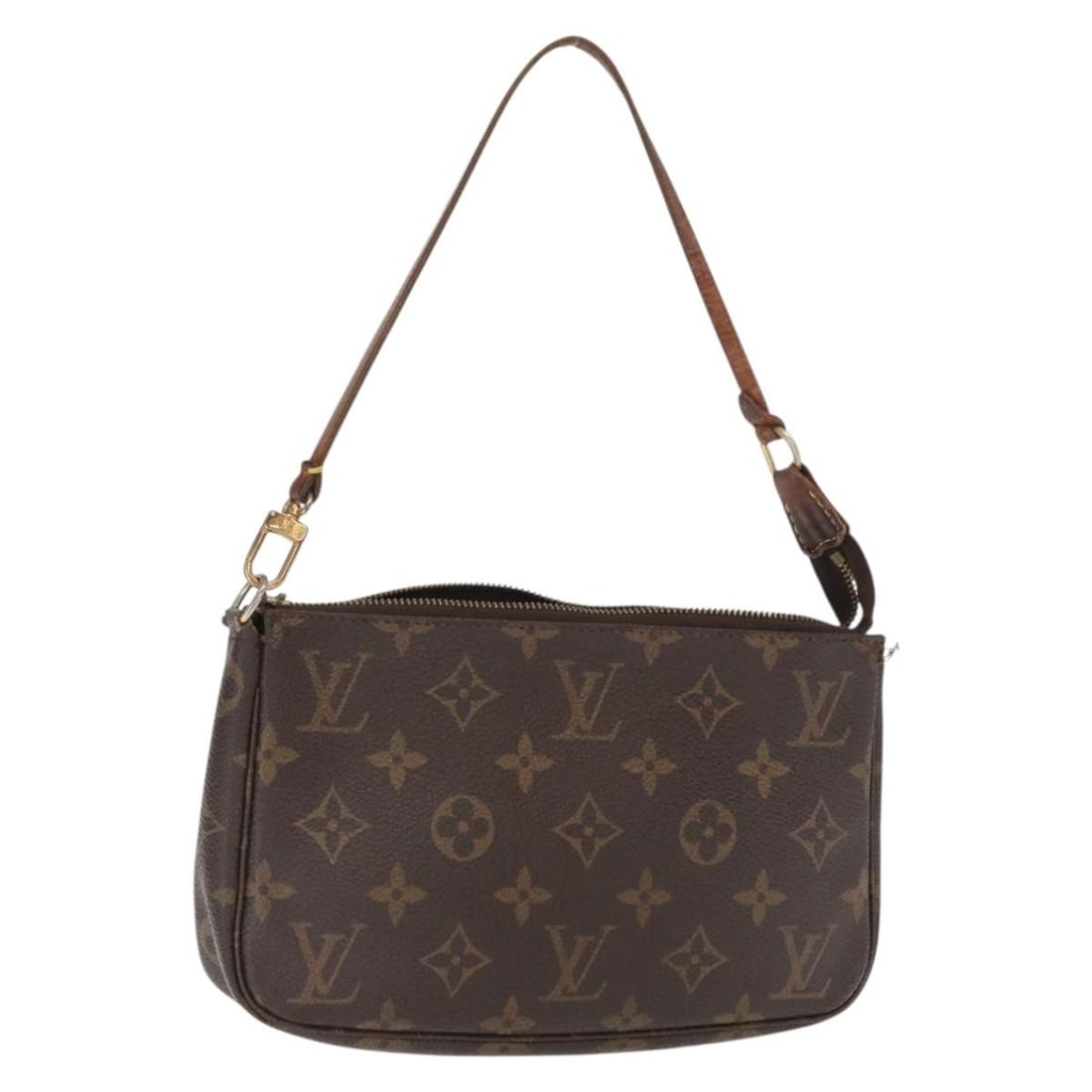 Louis Vuitton M51980 Monogram Canvas Accessory Pouch for Women: Louis Vuitton M51980 Monogram Canvas Accessory Pouch for Women Louis Vuitton Monogram Pochette Accessoires accessory pouch in Monogram Canvas, made in France. This women's pouch is identified by produ