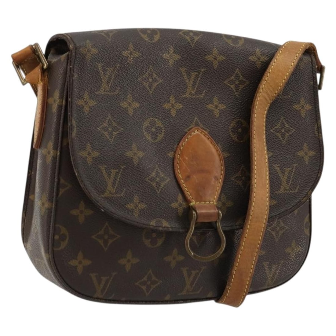 Louis Vuitton Saint Cloud GM Monogram Canvas Shoulder Bag M51242: Louis Vuitton Saint Cloud GM Monogram Canvas Shoulder Bag M51242 Louis Vuitton Saint Cloud GM shoulder bag in Monogram Canvas, made in France. This women's bag features the classic Monogram exterior a