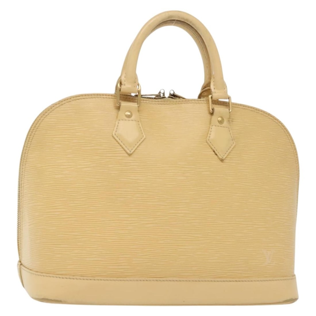 Louis Vuitton M5214A Alma Epi Leather Handbag in Vanilla: Louis Vuitton M5214A Alma Epi Leather Handbag in Vanilla Louis Vuitton Alma handbag in vanilla Epi leather. This women's handbag was made in France and includes only the item shown; the original box a
