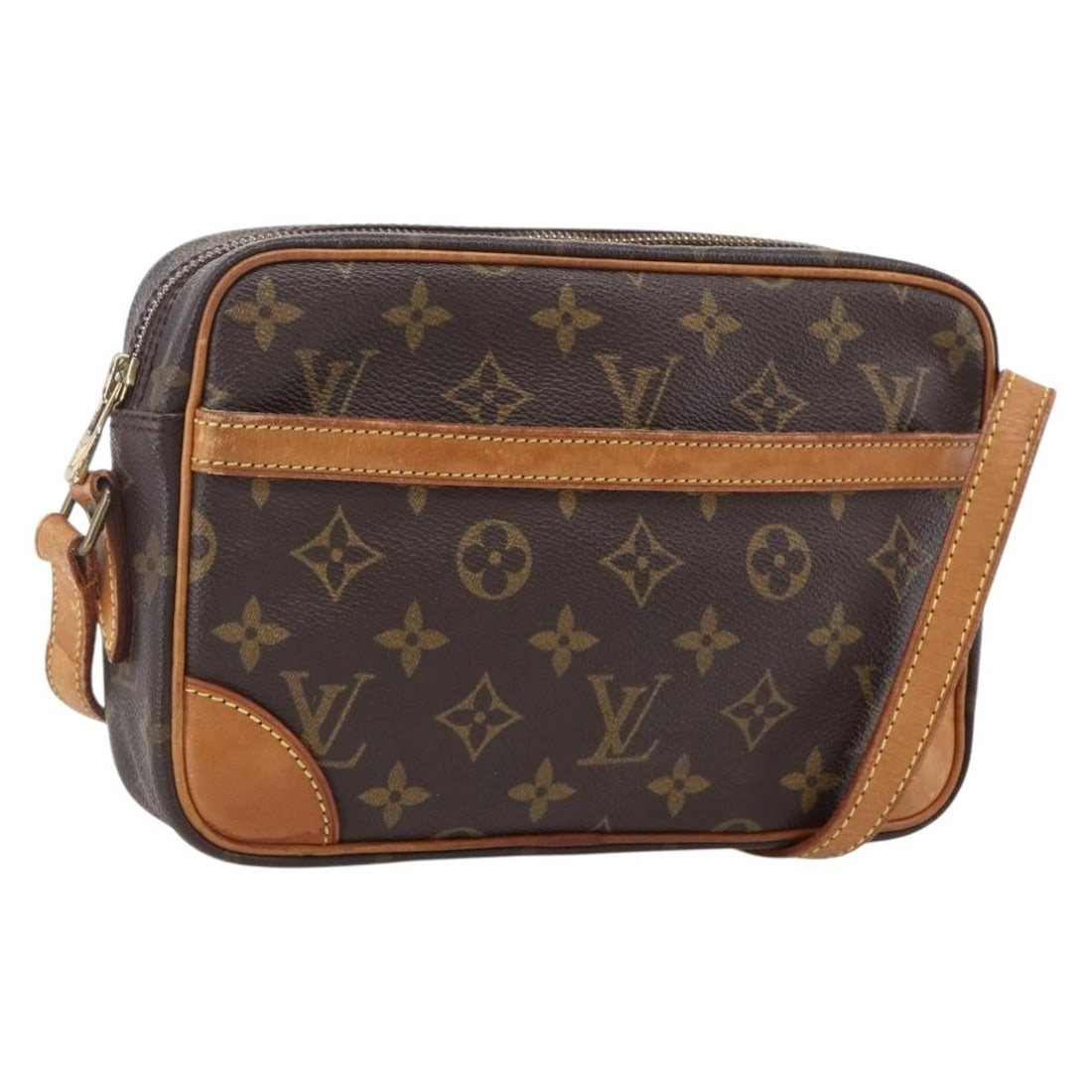 Louis Vuitton M51276 Trocadero 23 Monogram Canvas Shoulder Bag: Louis Vuitton M51276 Trocadero 23 Monogram Canvas Shoulder Bag Louis Vuitton Monogram Trocadero 23 shoulder bag in monogram canvas, made in France. This women's bag is offered as the item only, withou