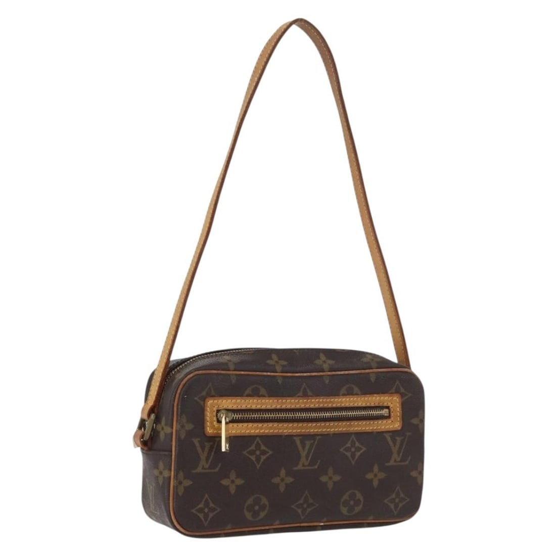 Louis Vuitton M51183 Pochette Cite Monogram Canvas Shoulder Bag: Louis Vuitton M51183 Pochette Cite Monogram Canvas Shoulder Bag Louis Vuitton Pochette Cite shoulder bag in Monogram canvas. This women's bag is made in France and includes only the item shown; the or