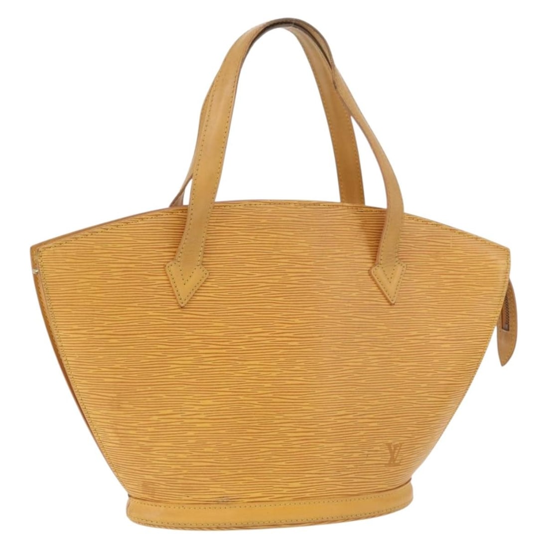 Louis Vuitton Saint Jacques Yellow Epi Leather Handbag M52279: Louis Vuitton Saint Jacques Yellow Epi Leather Handbag M52279 A Louis Vuitton Saint Jacques handbag in yellow Epi leather, made in France. The bag is identified by product number M52279 and has a stru