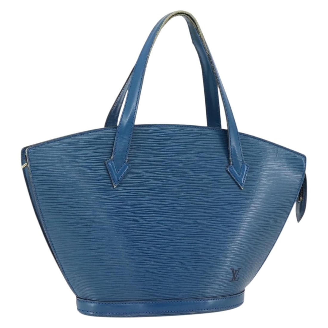 Louis Vuitton Saint Jacques Epi Leather Blue Shoulder Bag M52275: Louis Vuitton Saint Jacques Epi Leather Blue Shoulder Bag M52275 This Louis Vuitton Epi Saint Jacques Shoulder Bag in blue features the iconic Epi leather exterior and is designed for women. The bag o