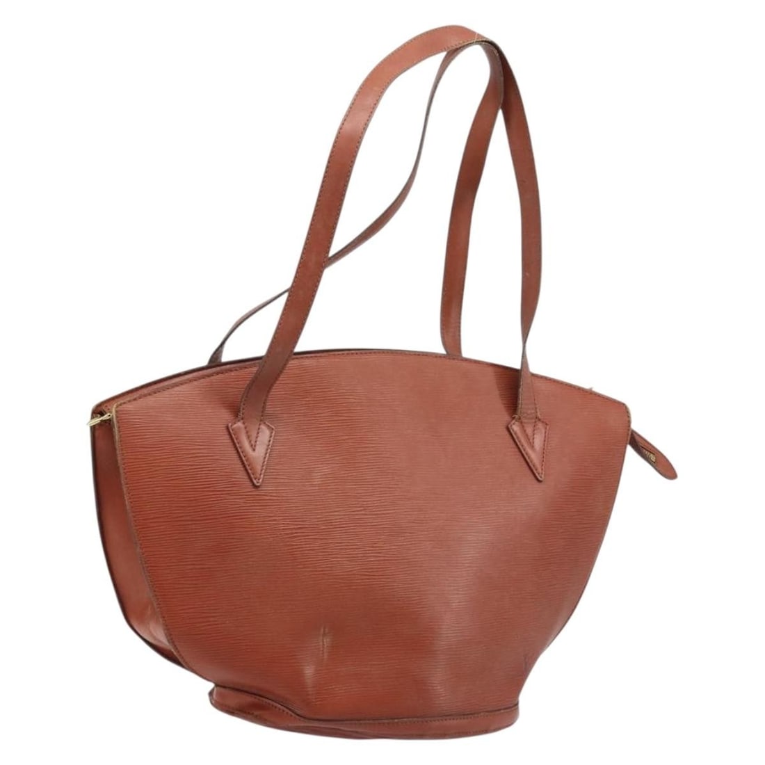 Louis Vuitton Epi Leather Saint Jacques Brown Shoulder Bag M52263: Louis Vuitton Epi Leather Saint Jacques Brown Shoulder Bag M52263 This Louis Vuitton Epi Saint Jacques Shopping Bag features a brown Epi leather exterior and is designed as a women's shoulder bag. Cra