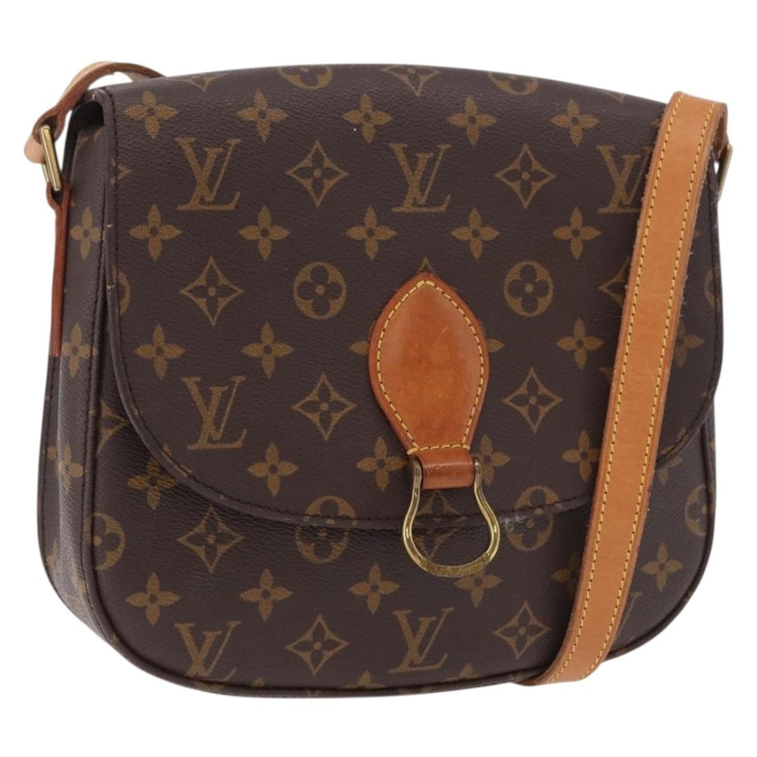 Louis Vuitton M51242 Saint Cloud GM Monogram Canvas Shoulder Bag: Louis Vuitton M51242 Saint Cloud GM Monogram Canvas Shoulder Bag A Louis Vuitton Monogram Saint Cloud GM shoulder bag in Monogram Canvas. This pre-owned bag is made in France and comes in the Monogram