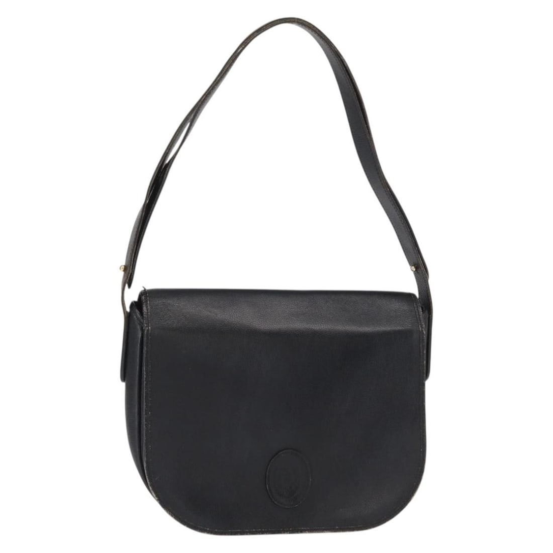 Christian Dior Leather Chain Shoulder Bag Black Gold Auth: Christian Dior Leather Chain Shoulder Bag Black Gold Auth This Christian Dior Chain Shoulder Bag showcases a luxurious black leather exterior complemented by gold accents, a perfect blend of elegance 