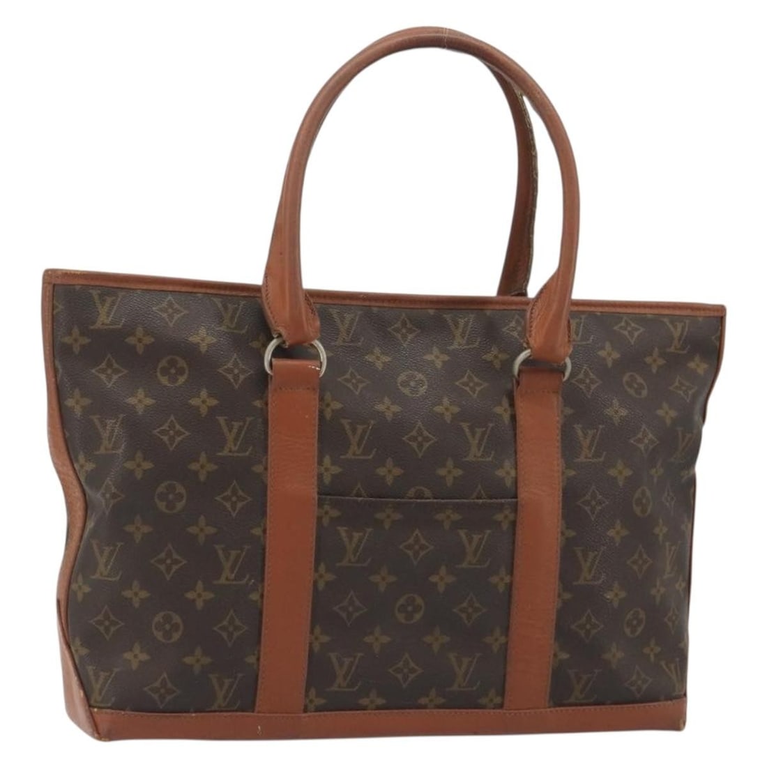 Louis Vuitton M42425 Sac Weekend PM Monogram Canvas Handbag: Louis Vuitton M42425 Sac Weekend PM Monogram Canvas Handbag A Louis Vuitton Sac Weekend PM handbag in Monogram Canvas with the classic Monogram color/pattern. This pre-owned bag was made in France and