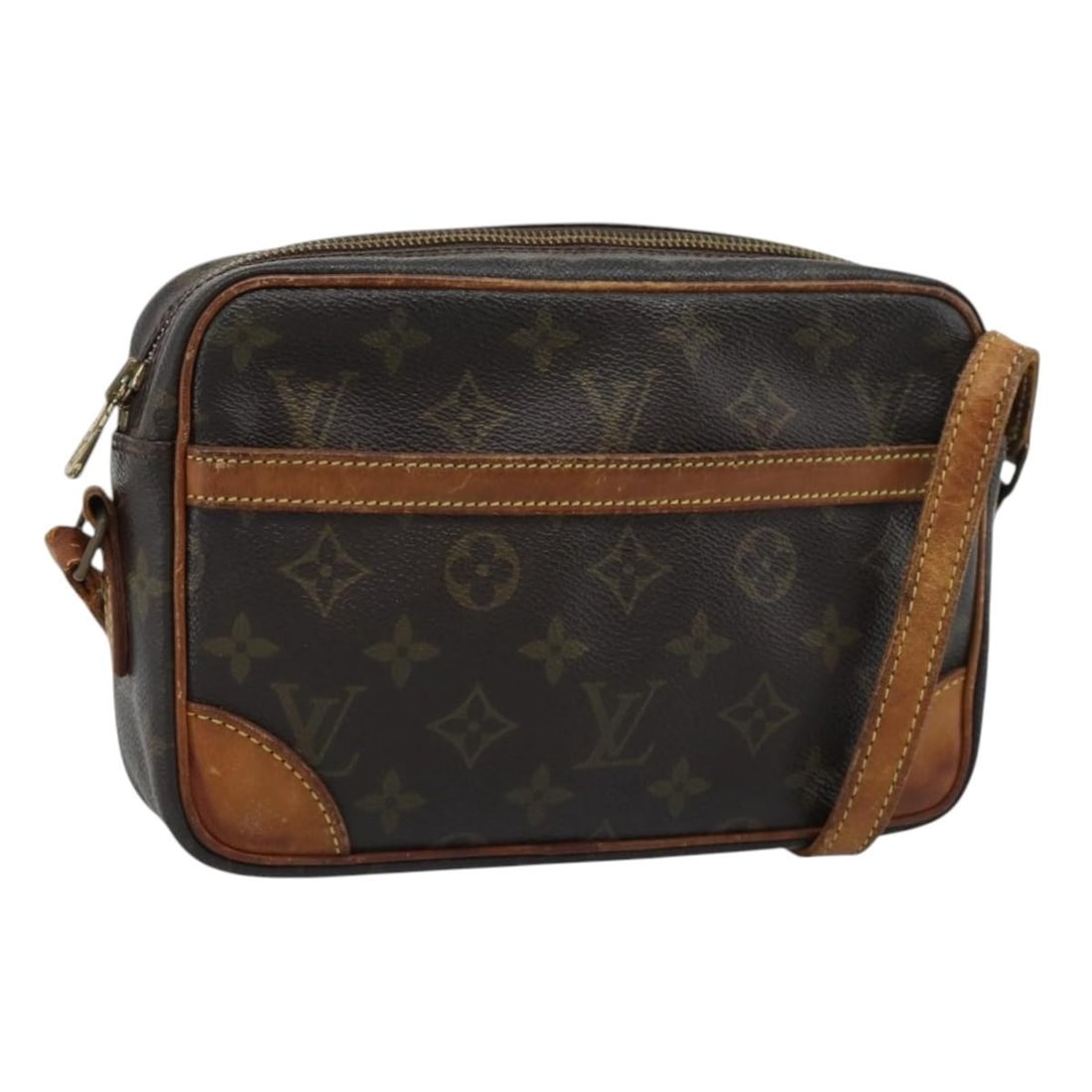 Louis Vuitton M51276 Trocadero 23 Monogram Canvas Shoulder Bag: Louis Vuitton M51276 Trocadero 23 Monogram Canvas Shoulder Bag Louis Vuitton Monogram Trocadero 23 shoulder bag in Monogram Canvas, made in France. This women's shoulder bag measures approximately 23 
