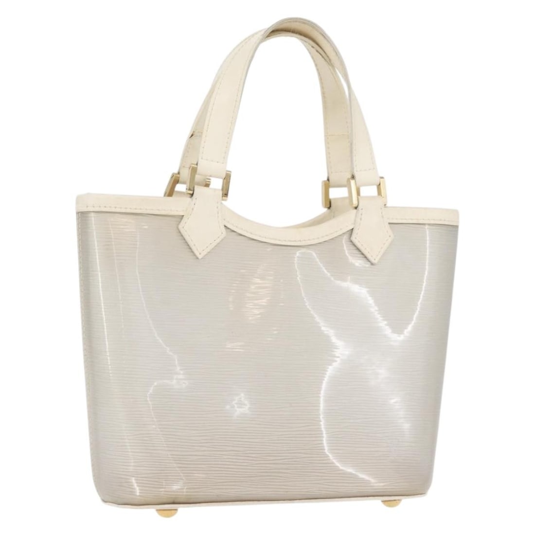 Louis Vuitton M92263 Epi Plage Mini Lagoon Bay White Handbag with Pouch: Louis Vuitton M92263 Epi Plage Mini Lagoon Bay White Handbag with Pouch Louis Vuitton Epi Plage Mini Lagoon Bay handbag in white Epi Plage leather. It comes with a pouch and was made in Spain. The ite