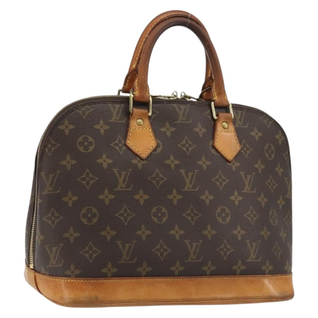 Louis Vuitton Alma M51130 Monogram Canvas Handbag France: Louis Vuitton Alma M51130 Monogram Canvas Handbag France Louis Vuitton Monogram Alma handbag in Monogram Canvas, made in France. The bag is identified by product number M51130 and serial number FL0032