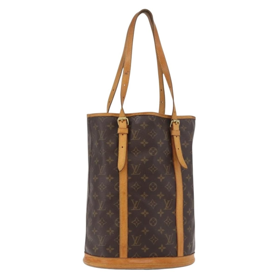 Louis Vuitton M42236 Bucket GM Monogram Canvas Shoulder Bag: Louis Vuitton M42236 Bucket GM Monogram Canvas Shoulder Bag Louis Vuitton Monogram Bucket GM shoulder bag in monogram canvas, made in France. This women's shoulder bag is offered without the original 